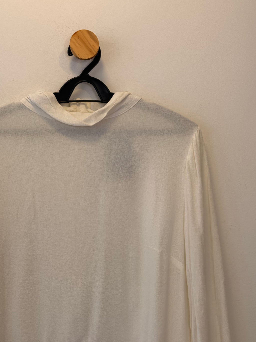 Blusa Manga Longa Branca Nati Vozza