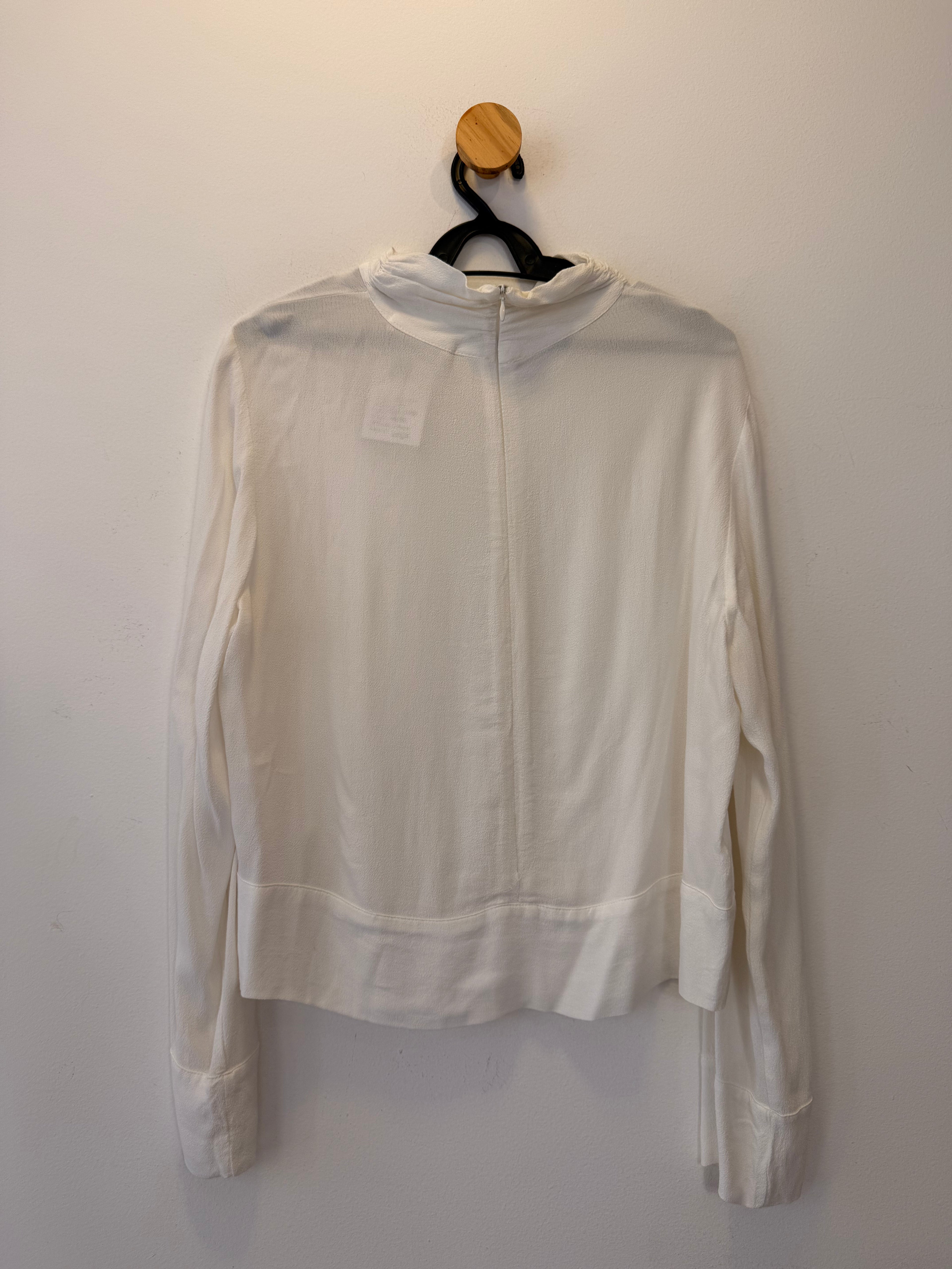 Blusa Manga Longa Branca Nati Vozza