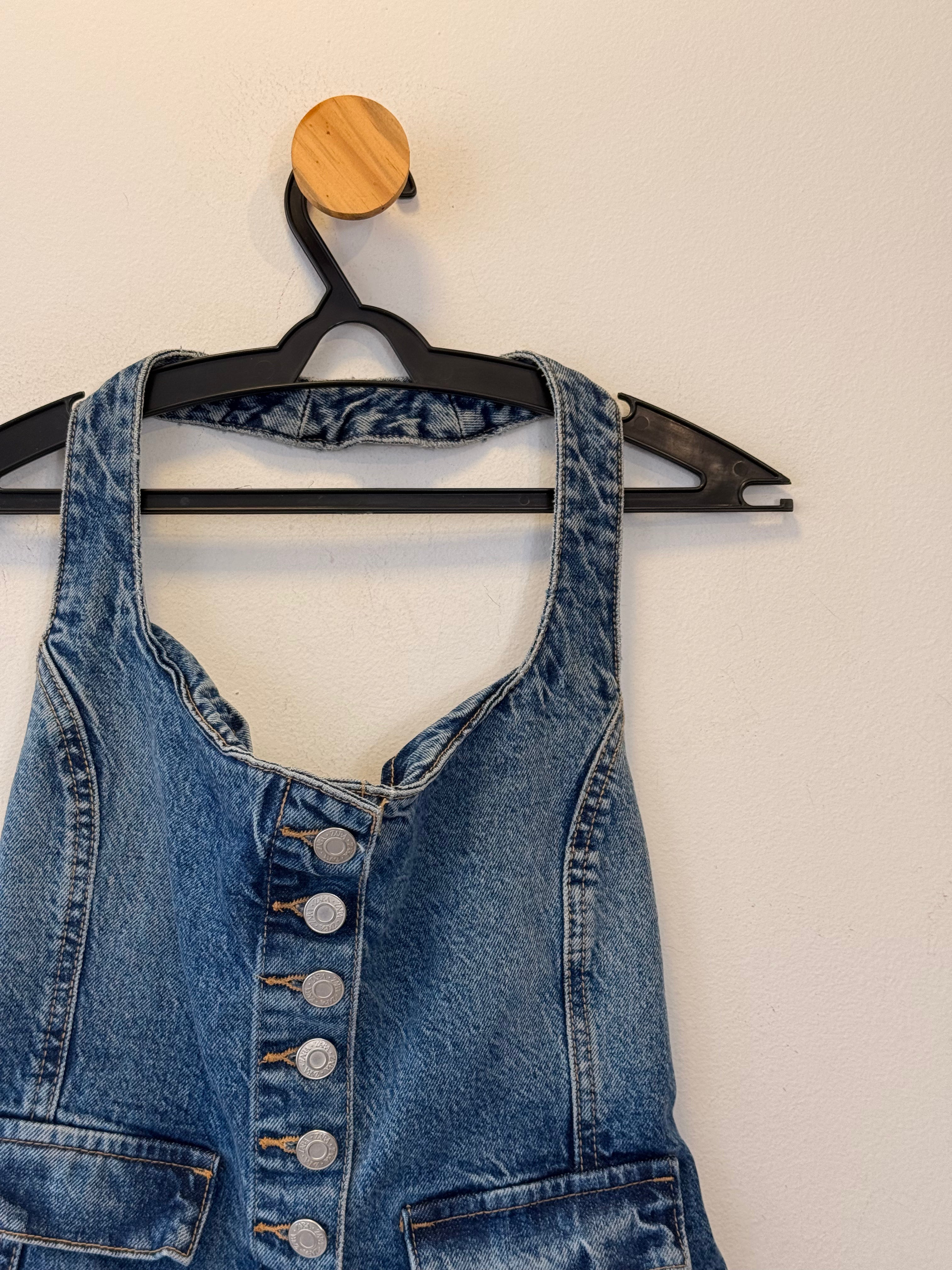 Blusa Jeans Zara