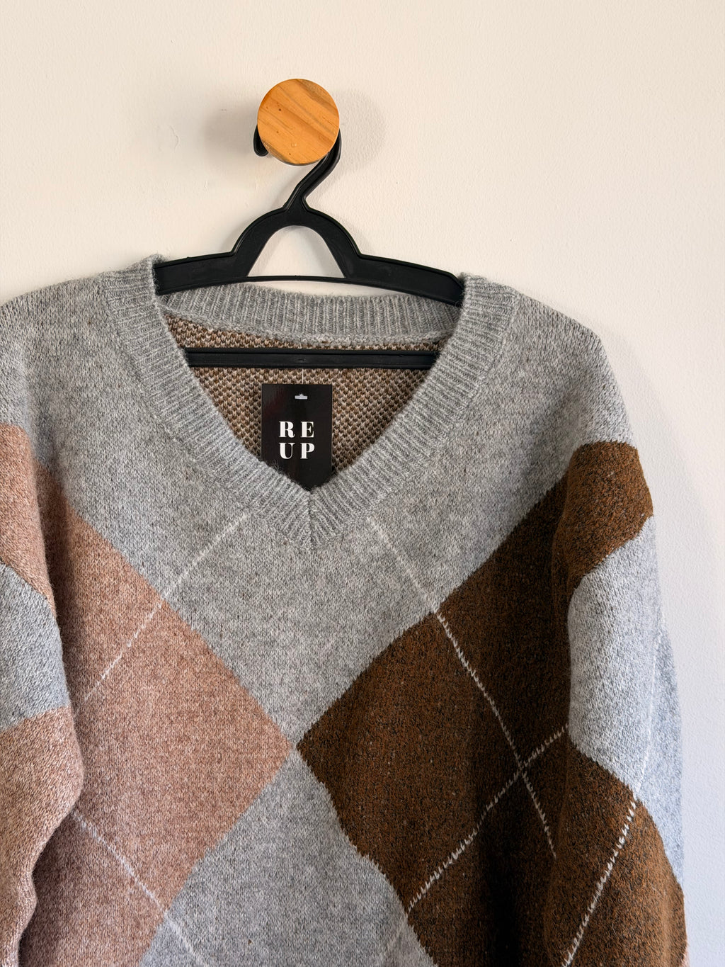Tricot com Estampa Xadrez