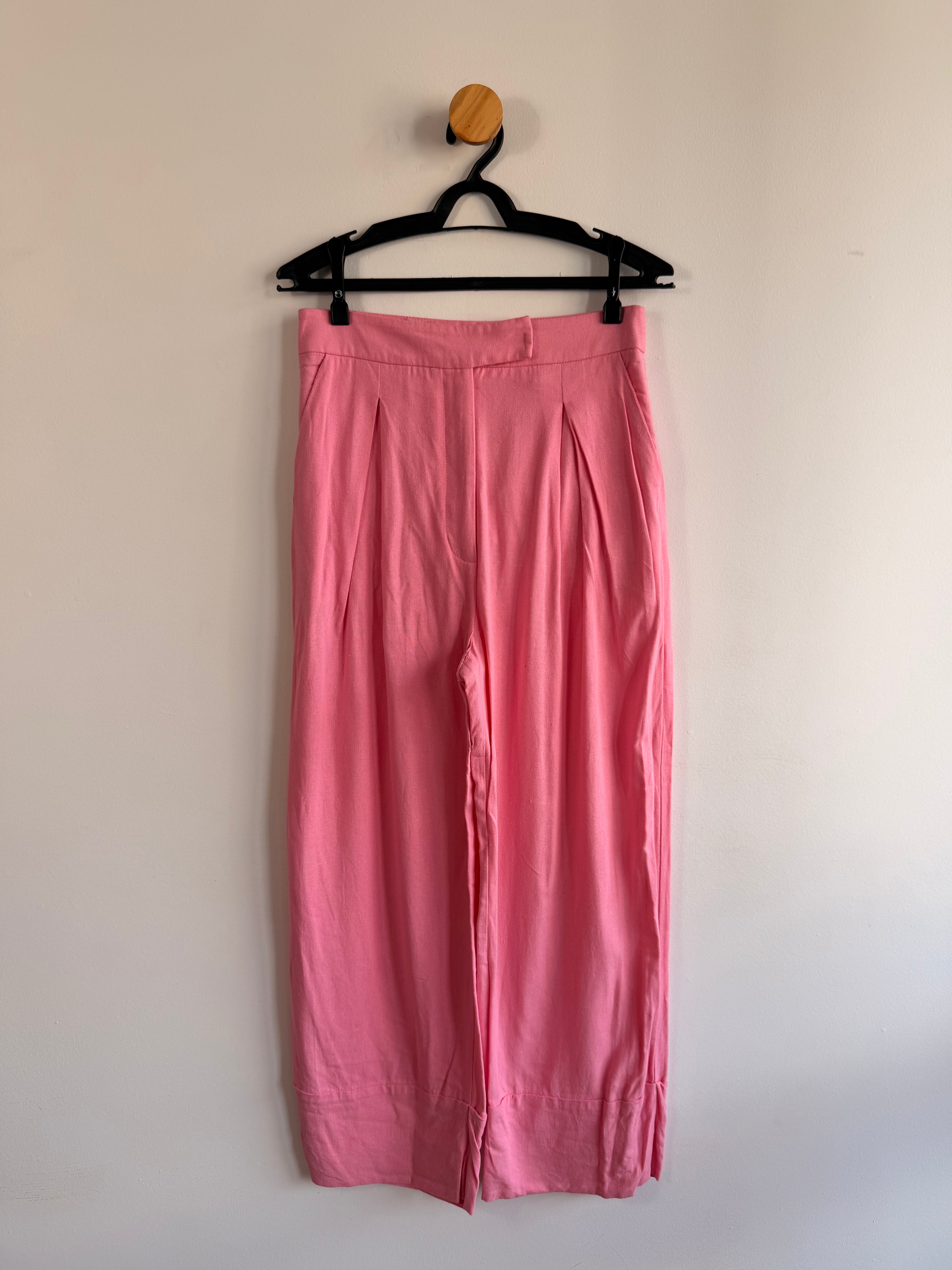 Calça Rosa Nati Vozza