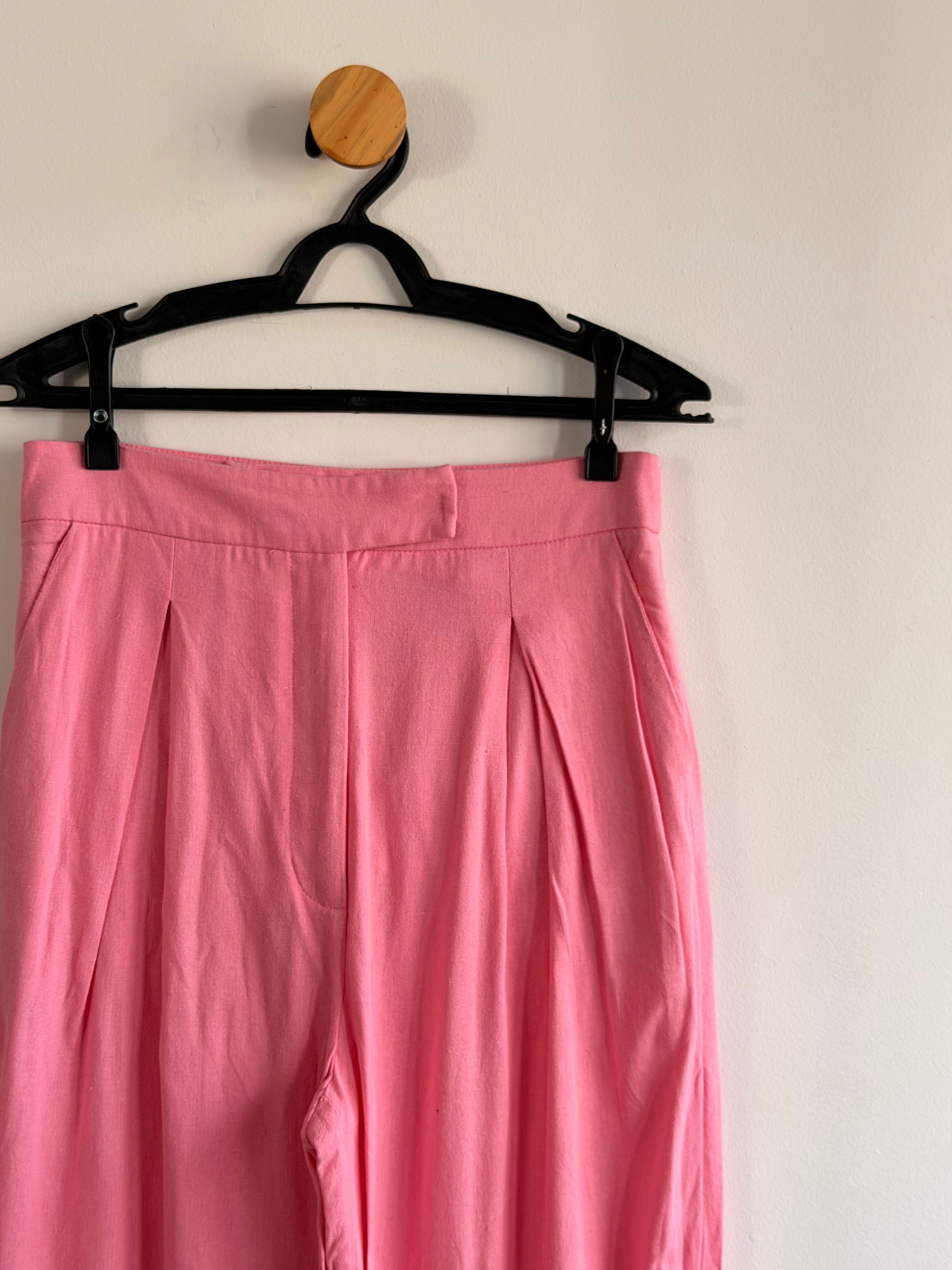 Calça Rosa Nati Vozza
