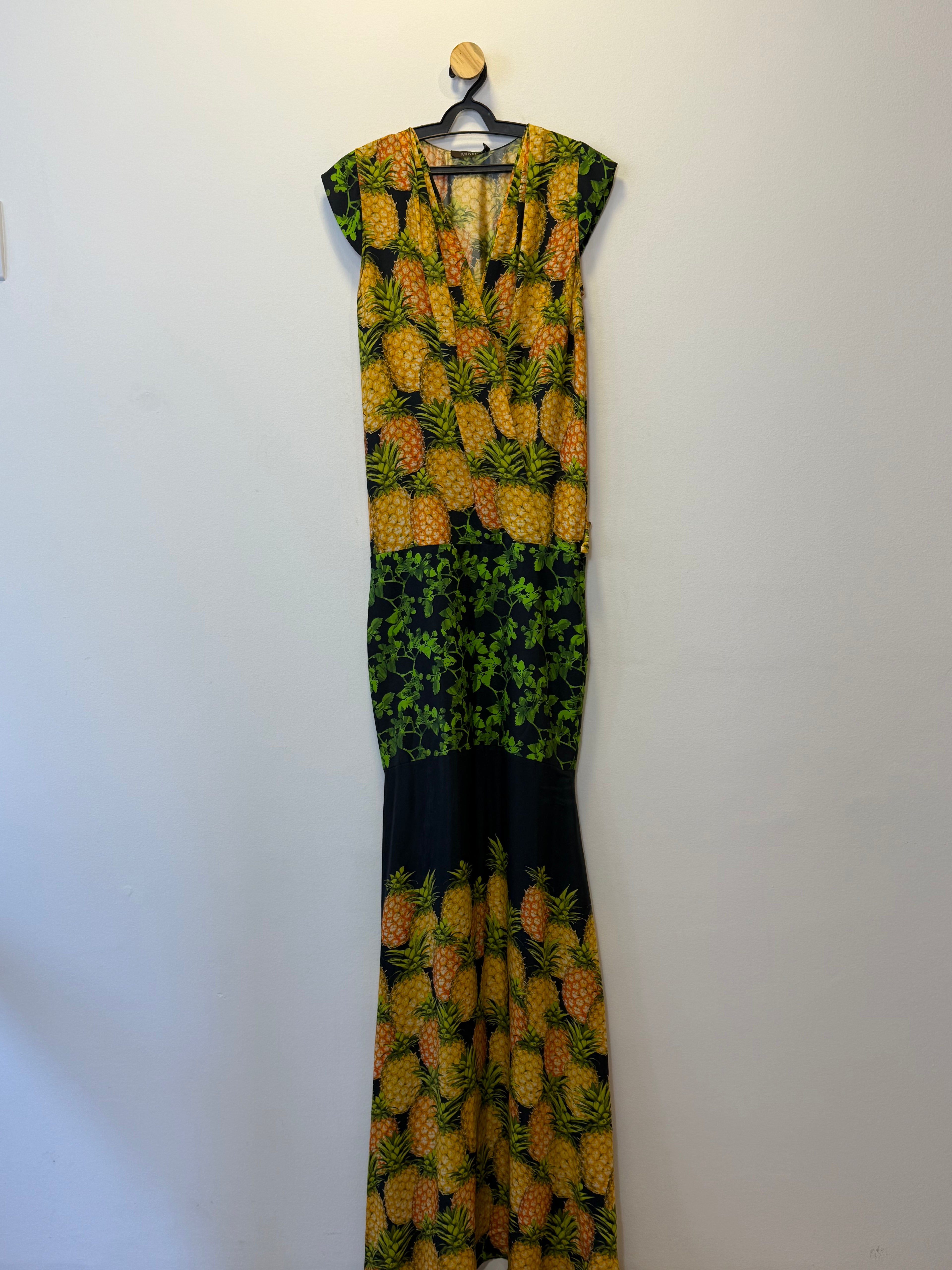 Vestido Longo Estampa Tropical