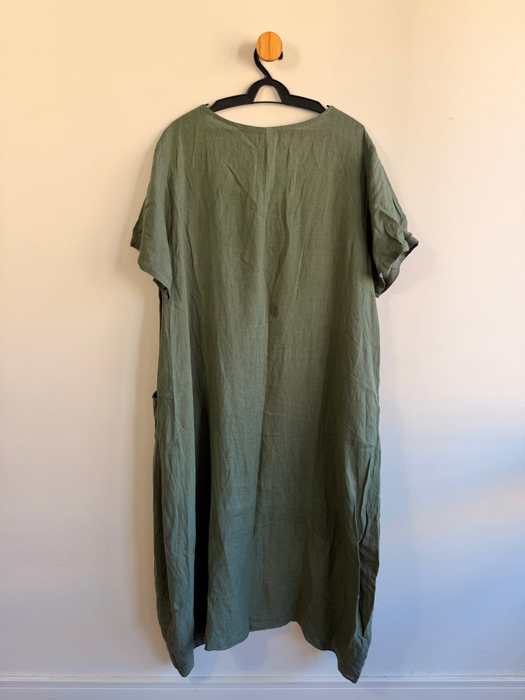 Vestido Verde Smiling Fairy 100% Linho