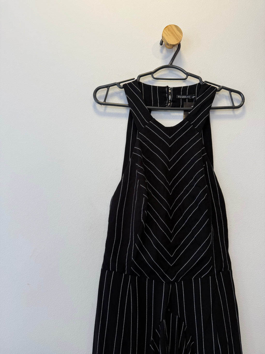 Vestido Longo Risca de Giz