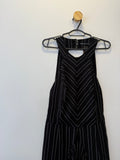 Vestido Longo Risca de Giz