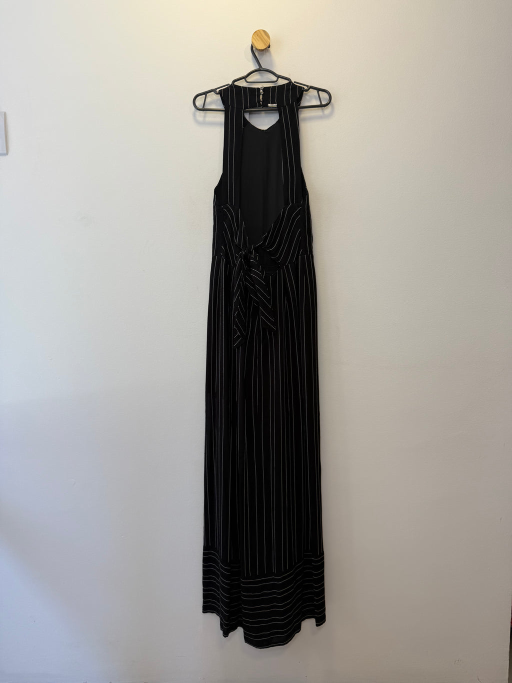 Vestido Longo Risca de Giz