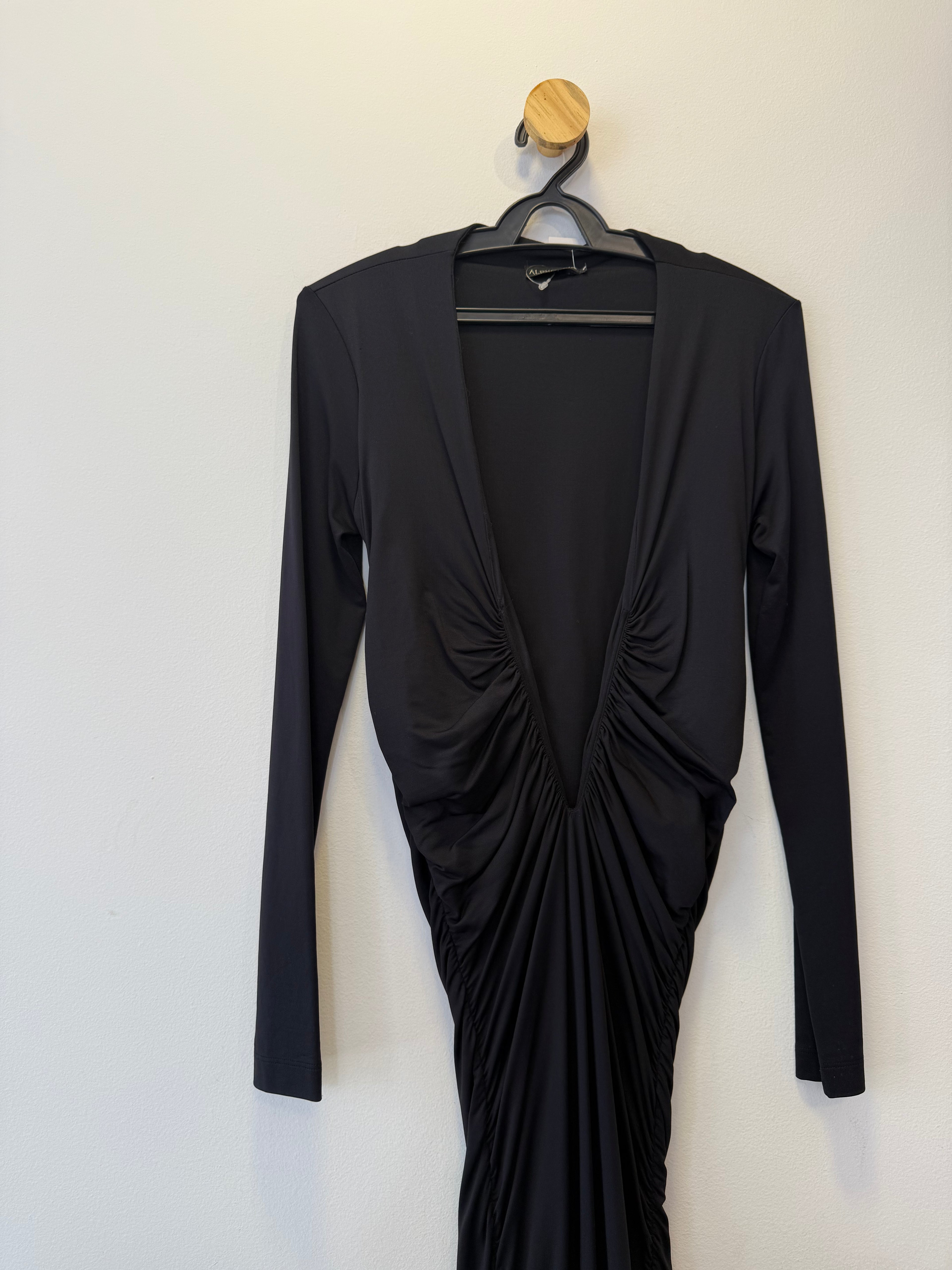 Vestido Longo Preto Justo