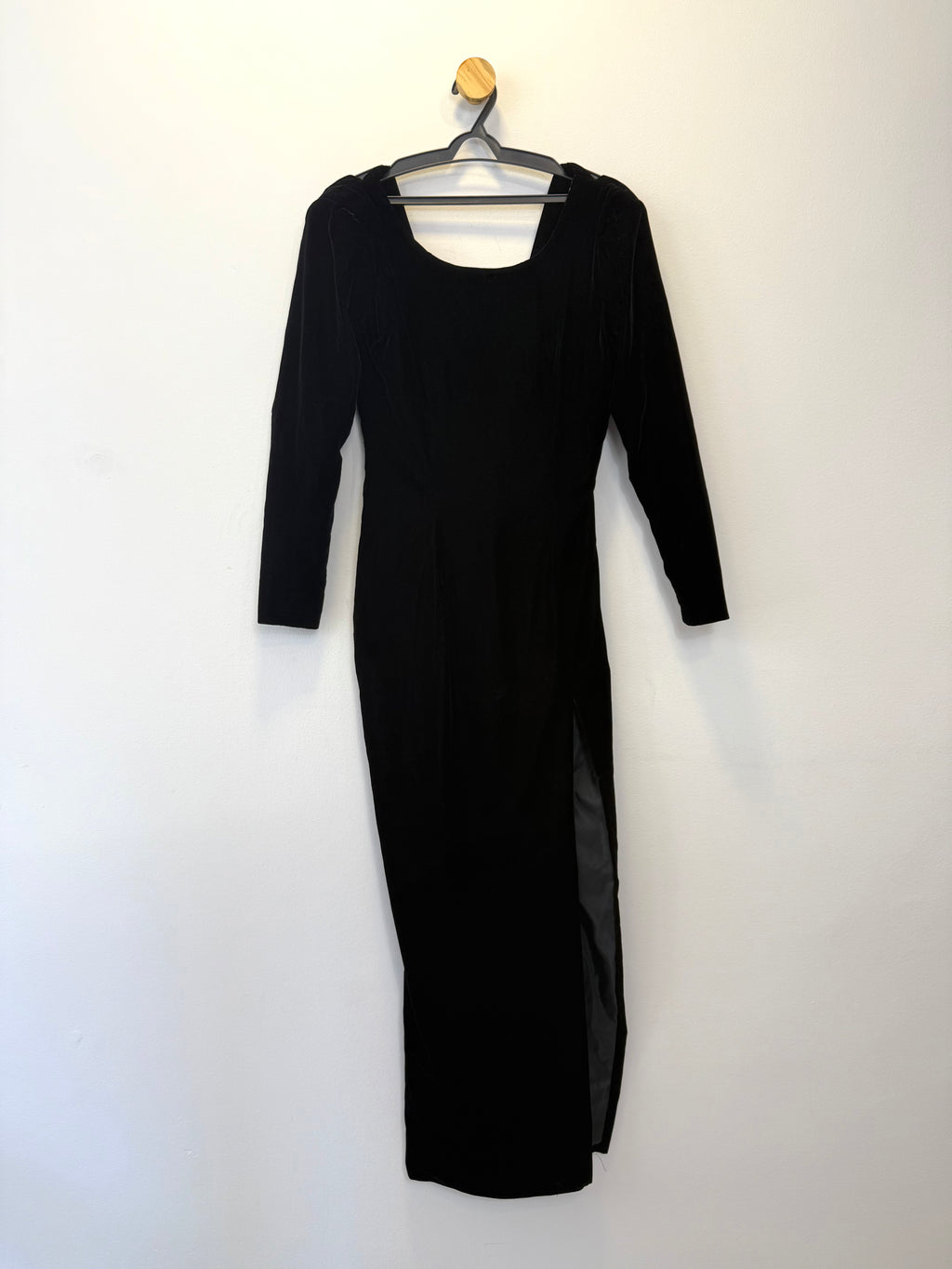Vestido de Festa Preto Tubinho Midi