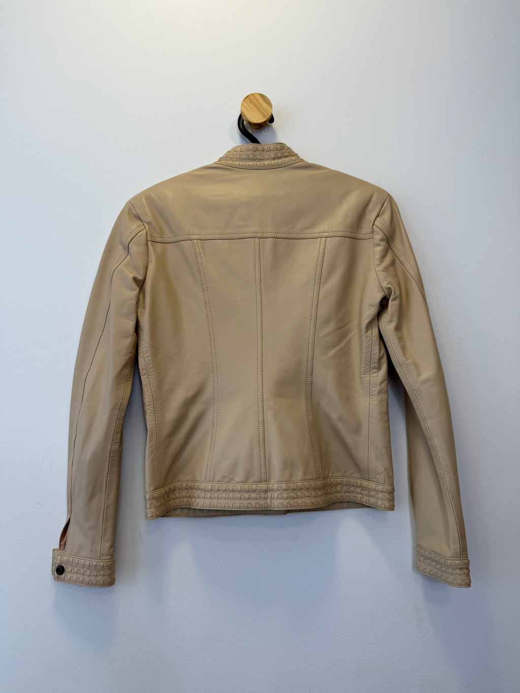 Jaqueta de Couro Off White