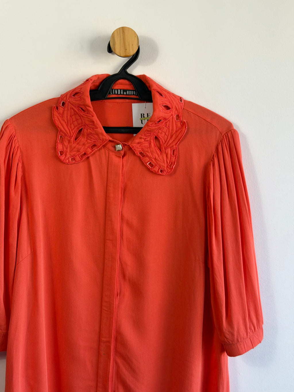 Camisa Manga Curta Coral