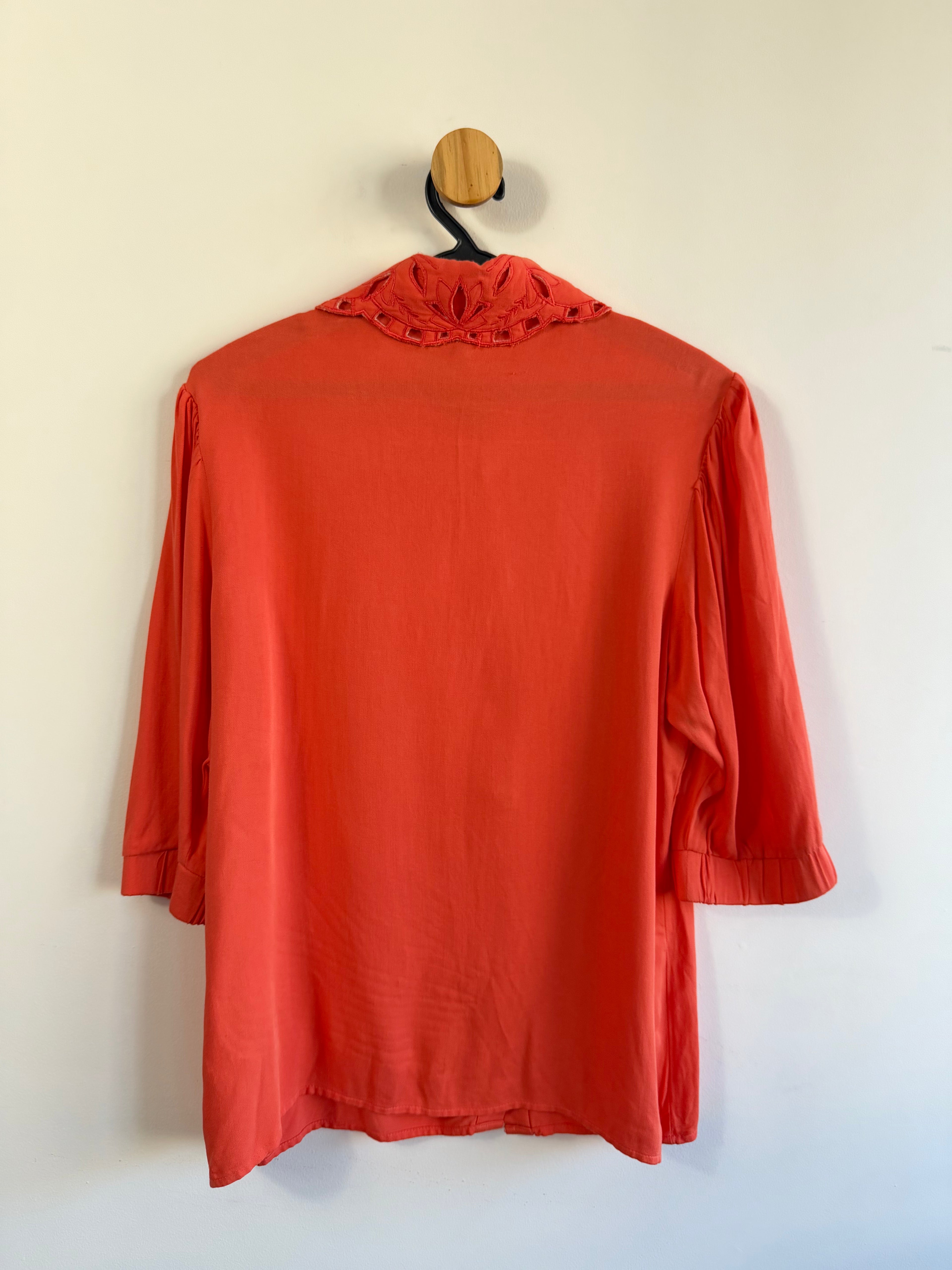 Camisa Manga Curta Coral