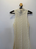 Vestido Midi Tricot Off White