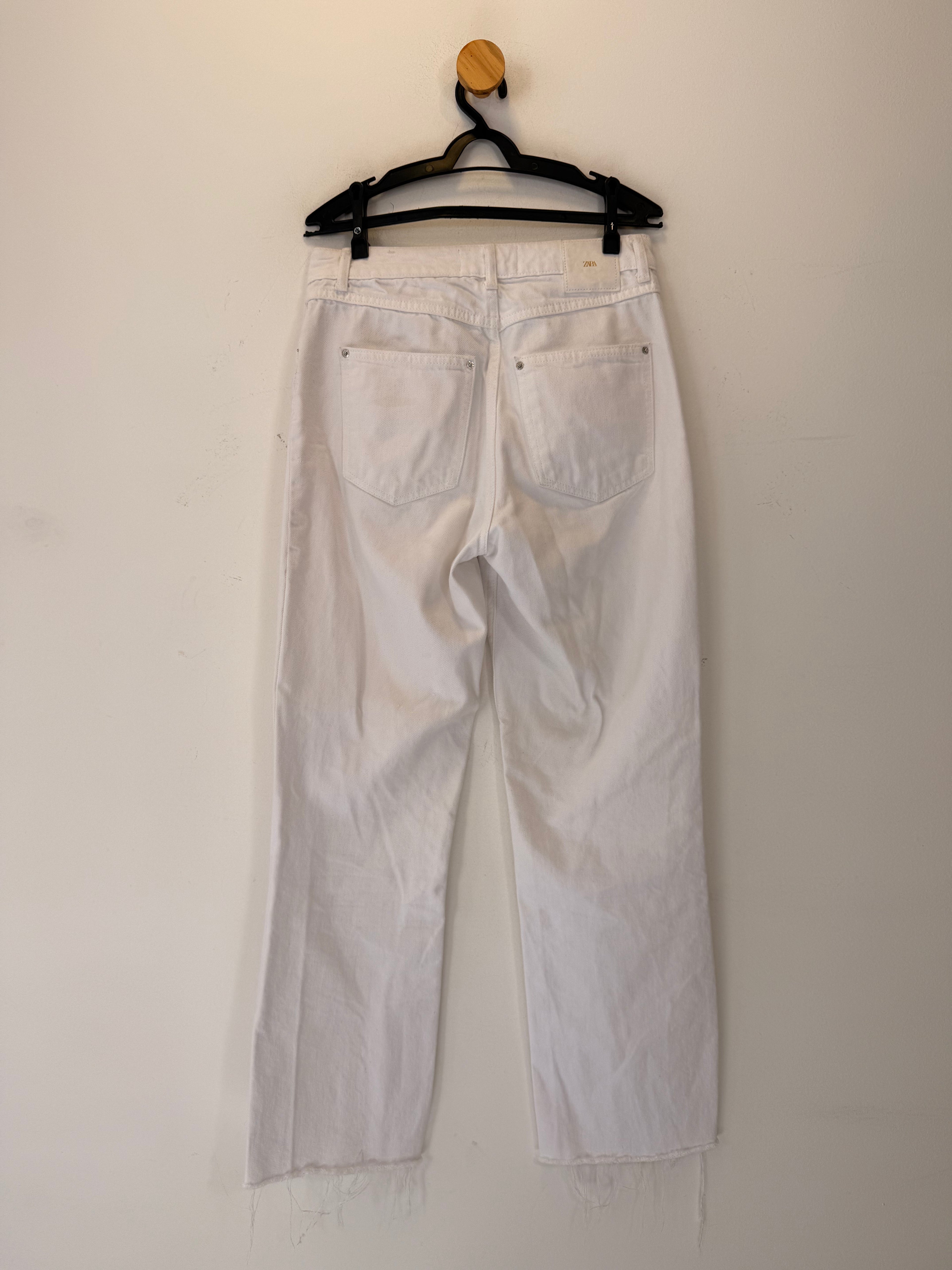 Calça Jeans Branca Zara