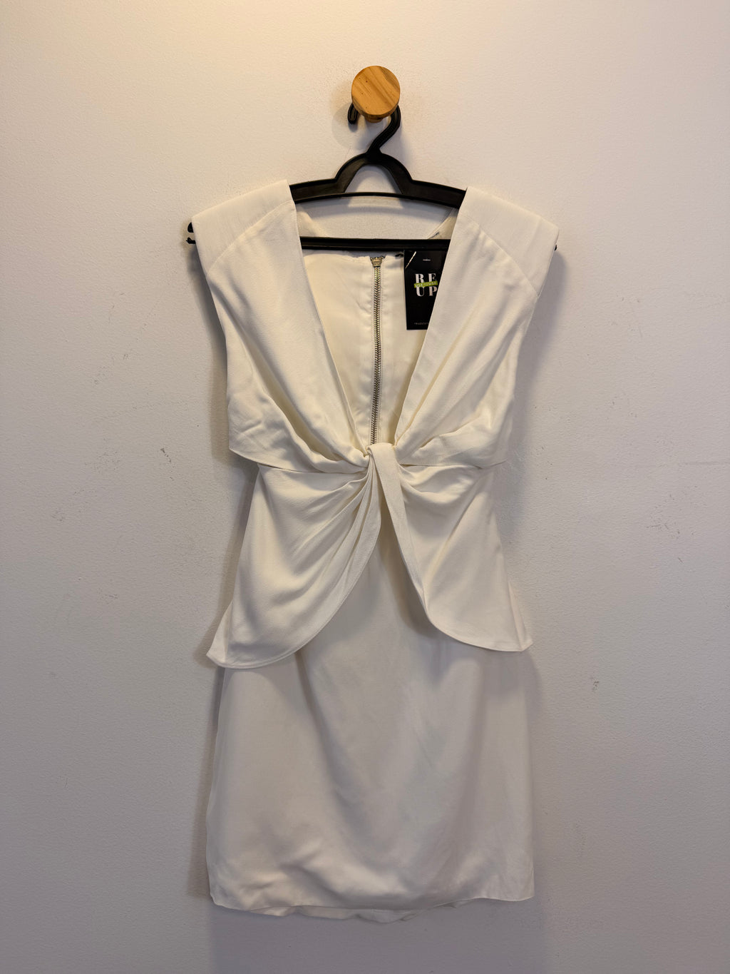 Vestido Branco Rosa Chá