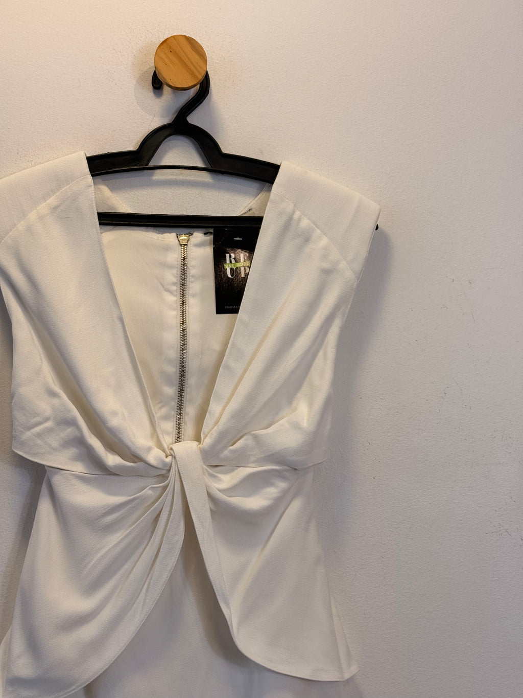 Vestido Branco Rosa Chá