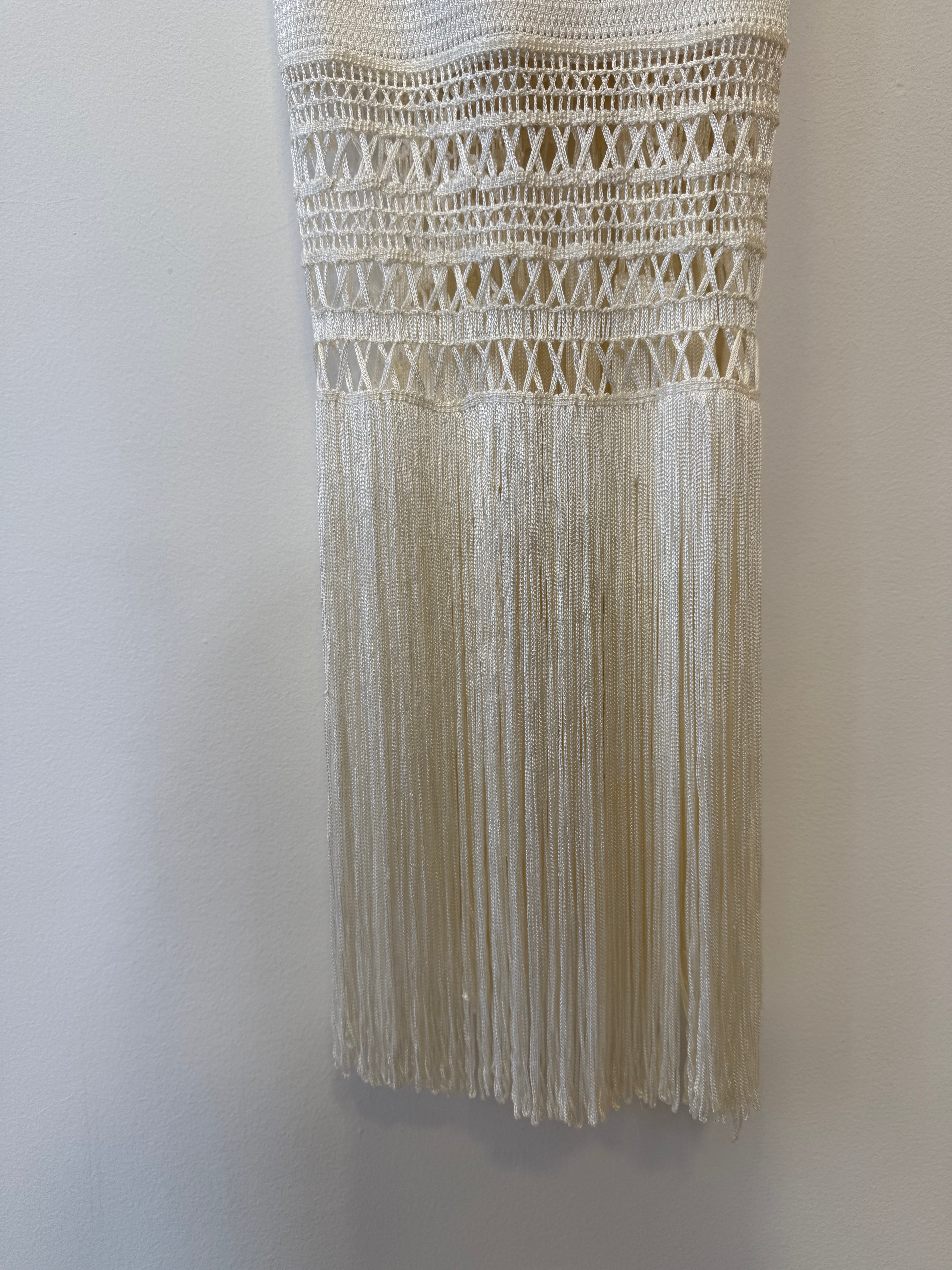 Vestido Midi Tricot Frente Única