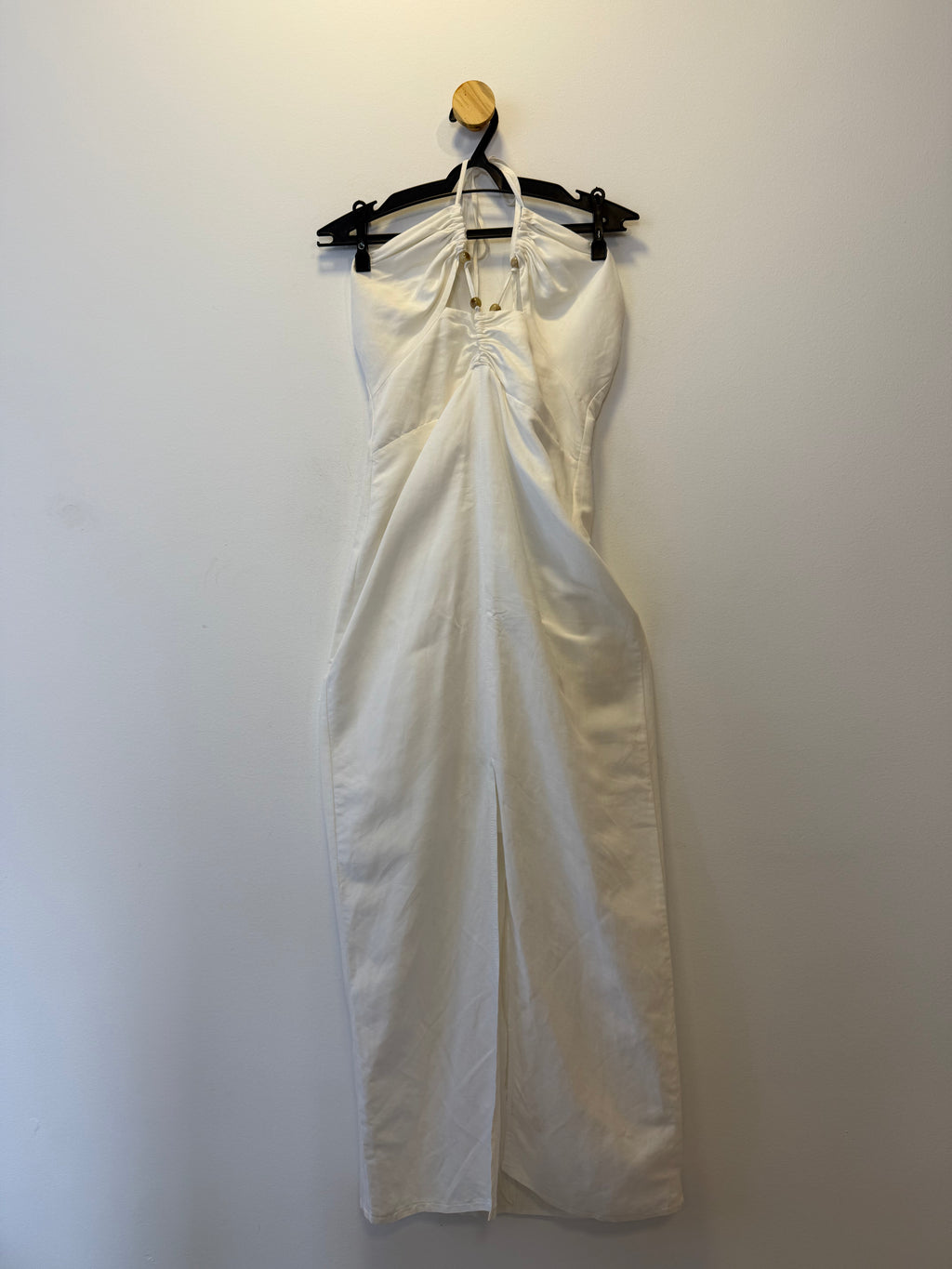 Vestido Midi Linho Branco