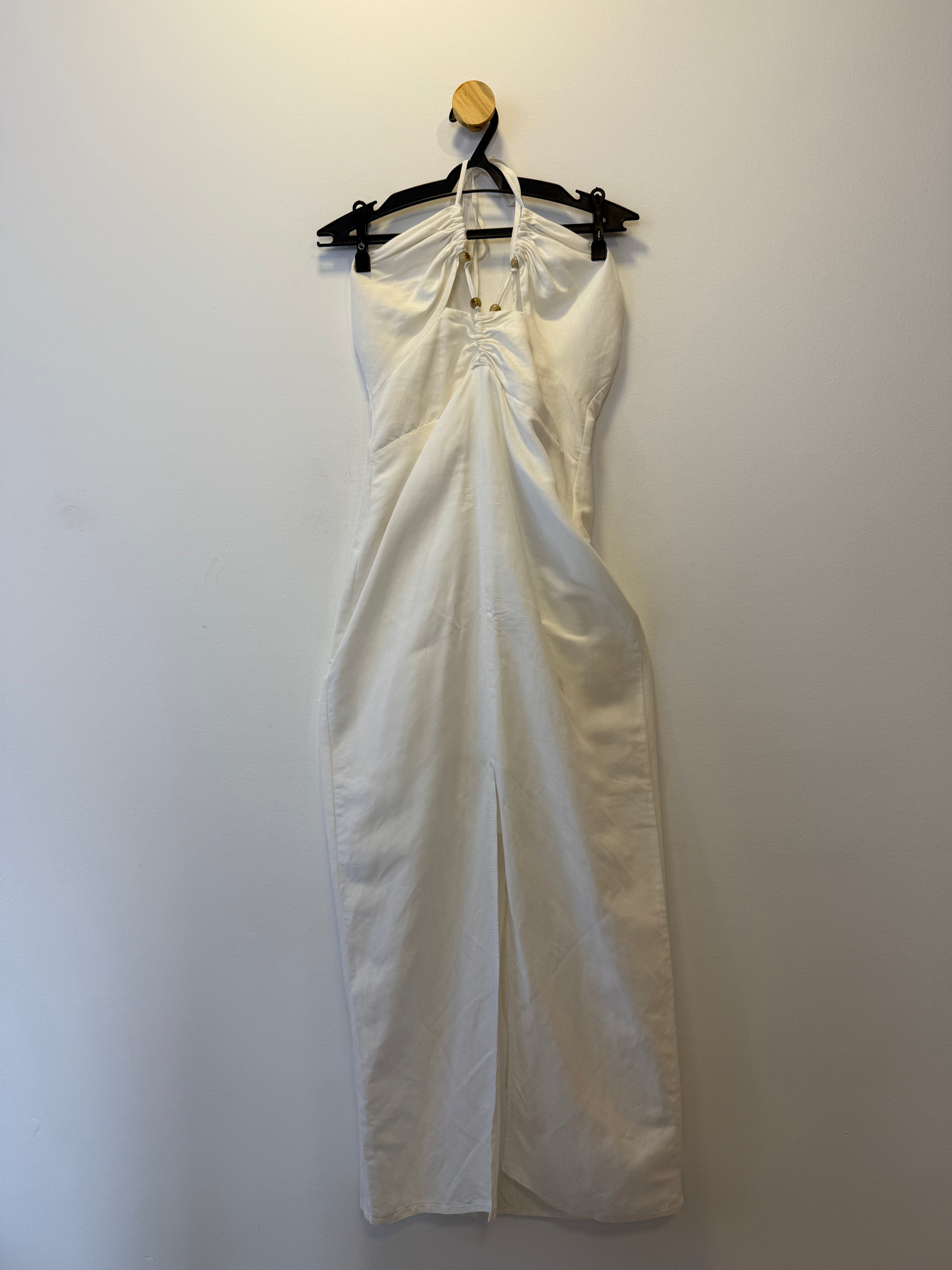 Vestido Midi Linho Branco