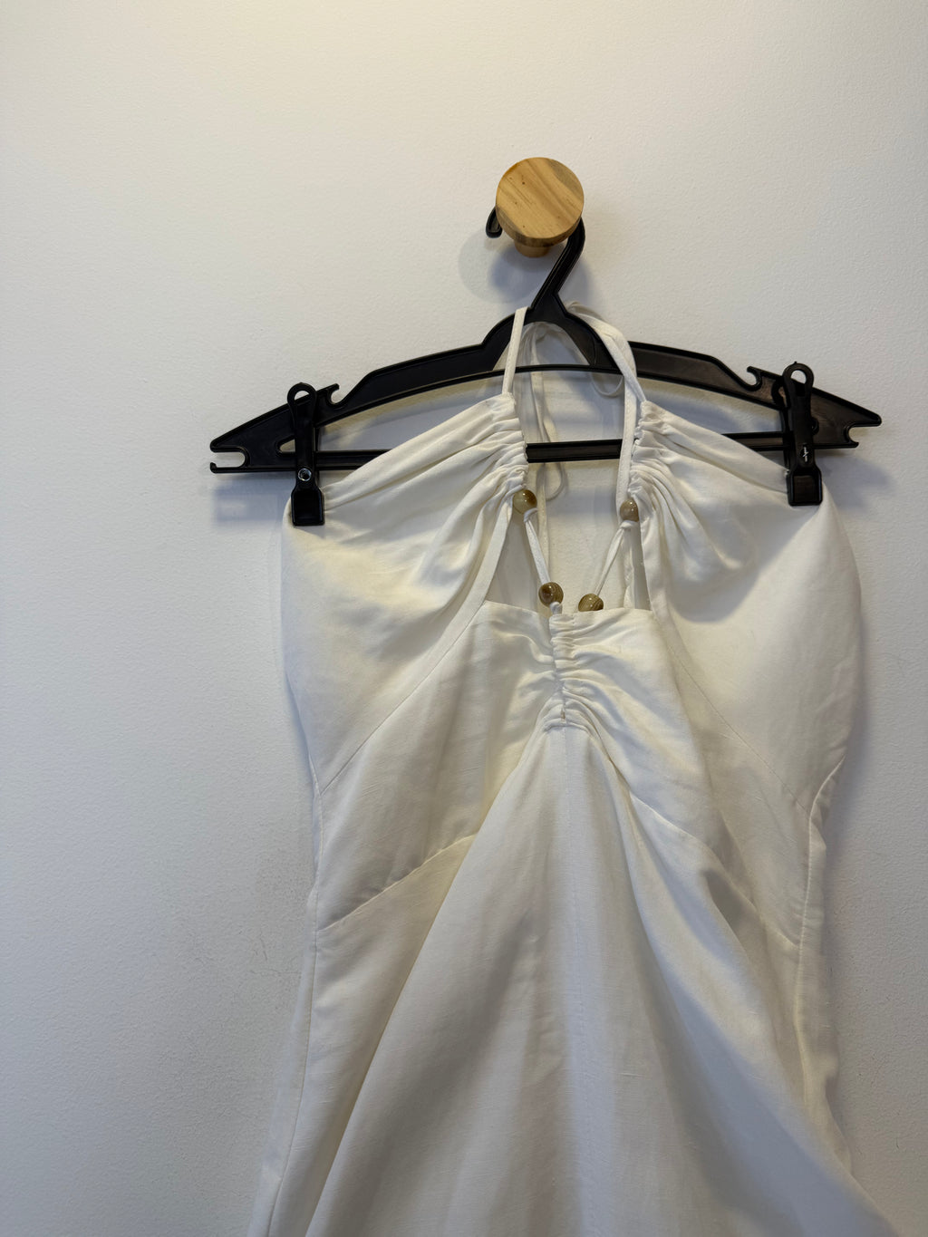 Vestido Midi Linho Branco