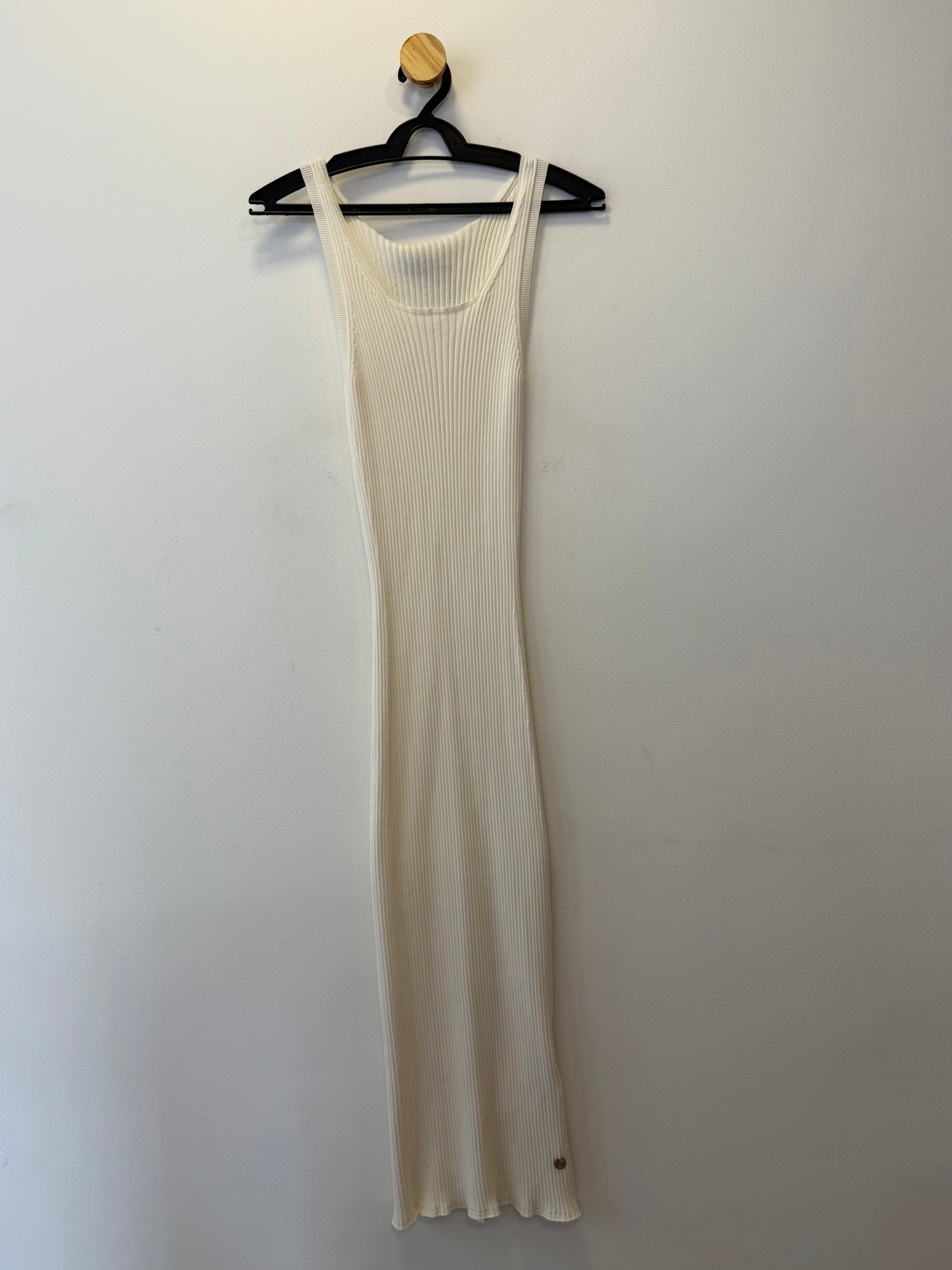 Vestido Midi Malha Canelada