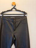 Calça de Couro Preta Vanutti