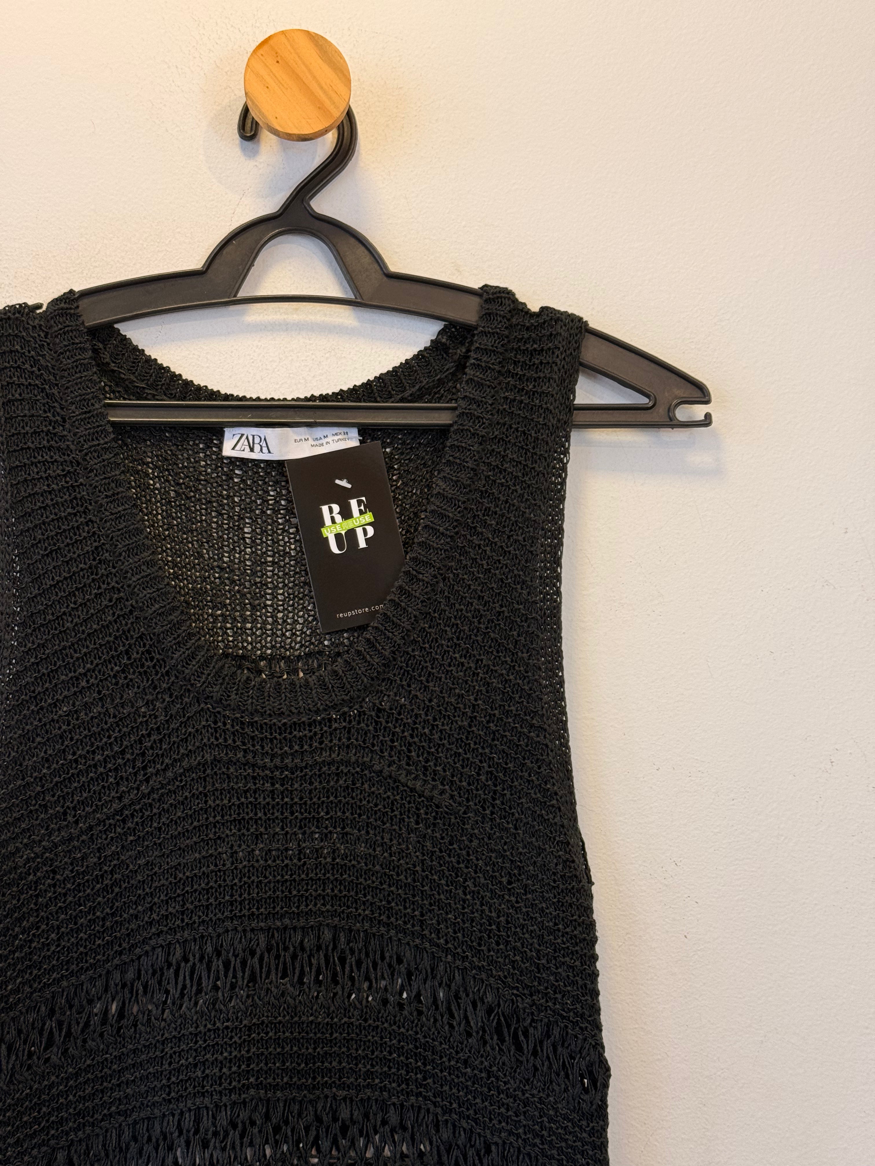 Blusa Preta Zara