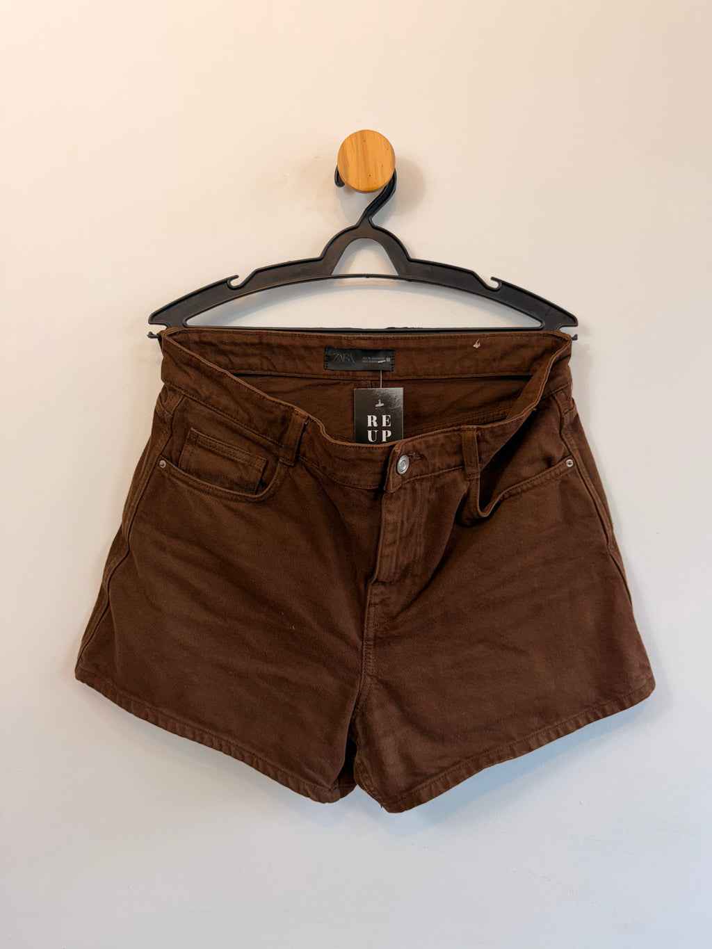Short Jeans Marrom