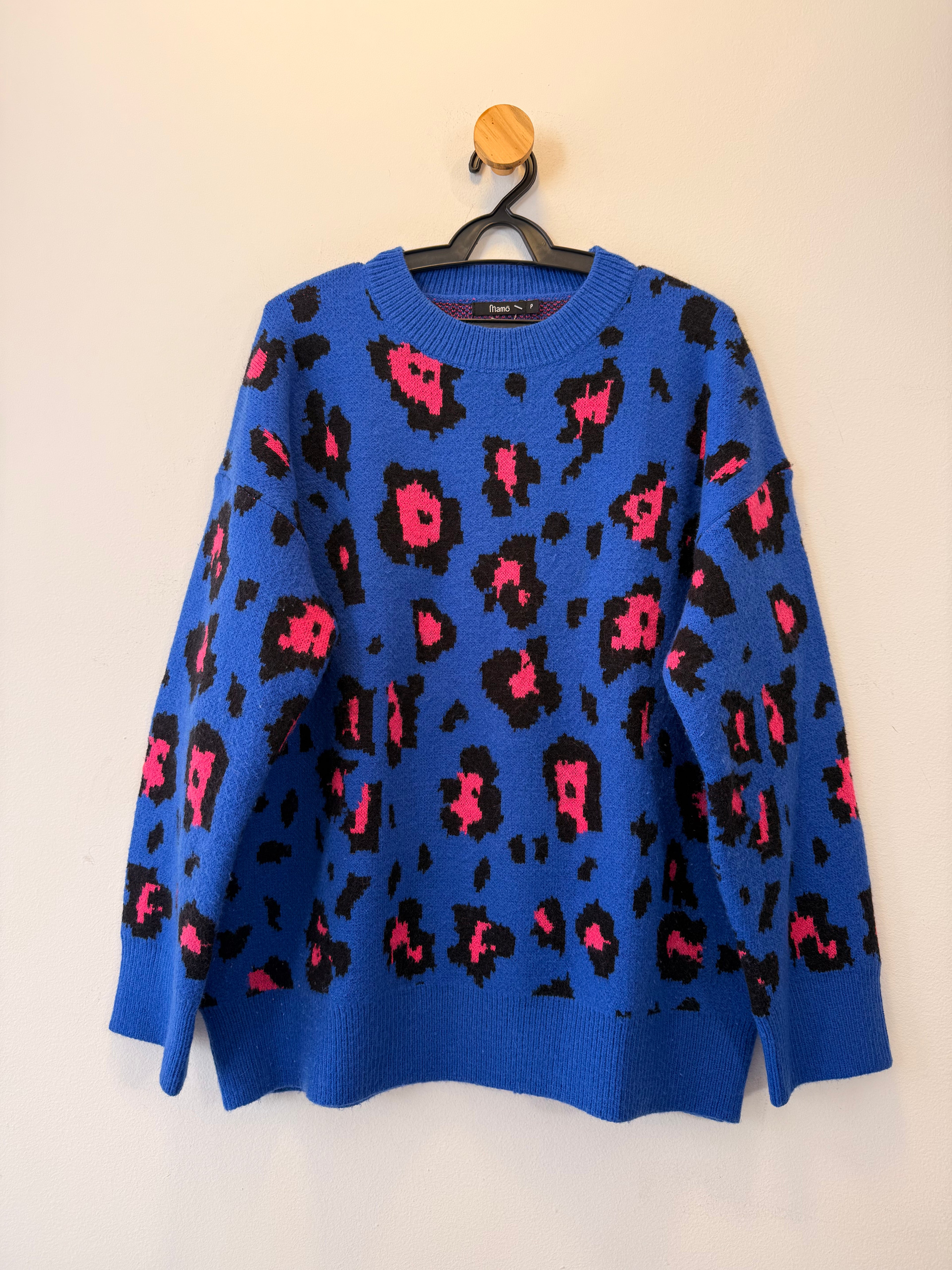 Blusão Animal Print Azul Mamô