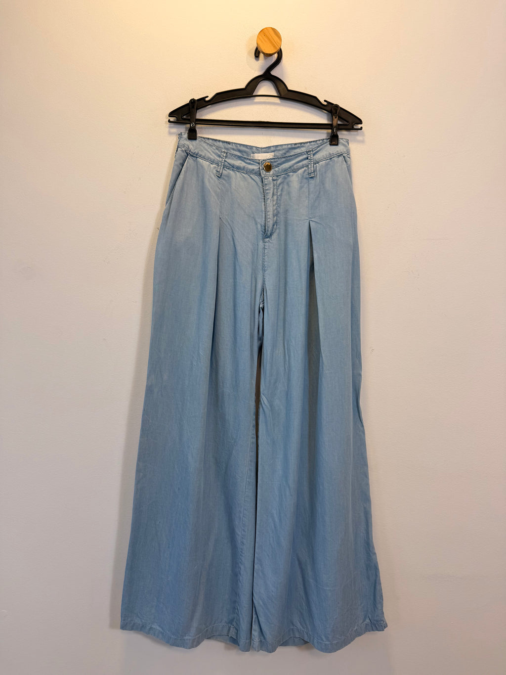 Calça Pantalona Jeans Forum