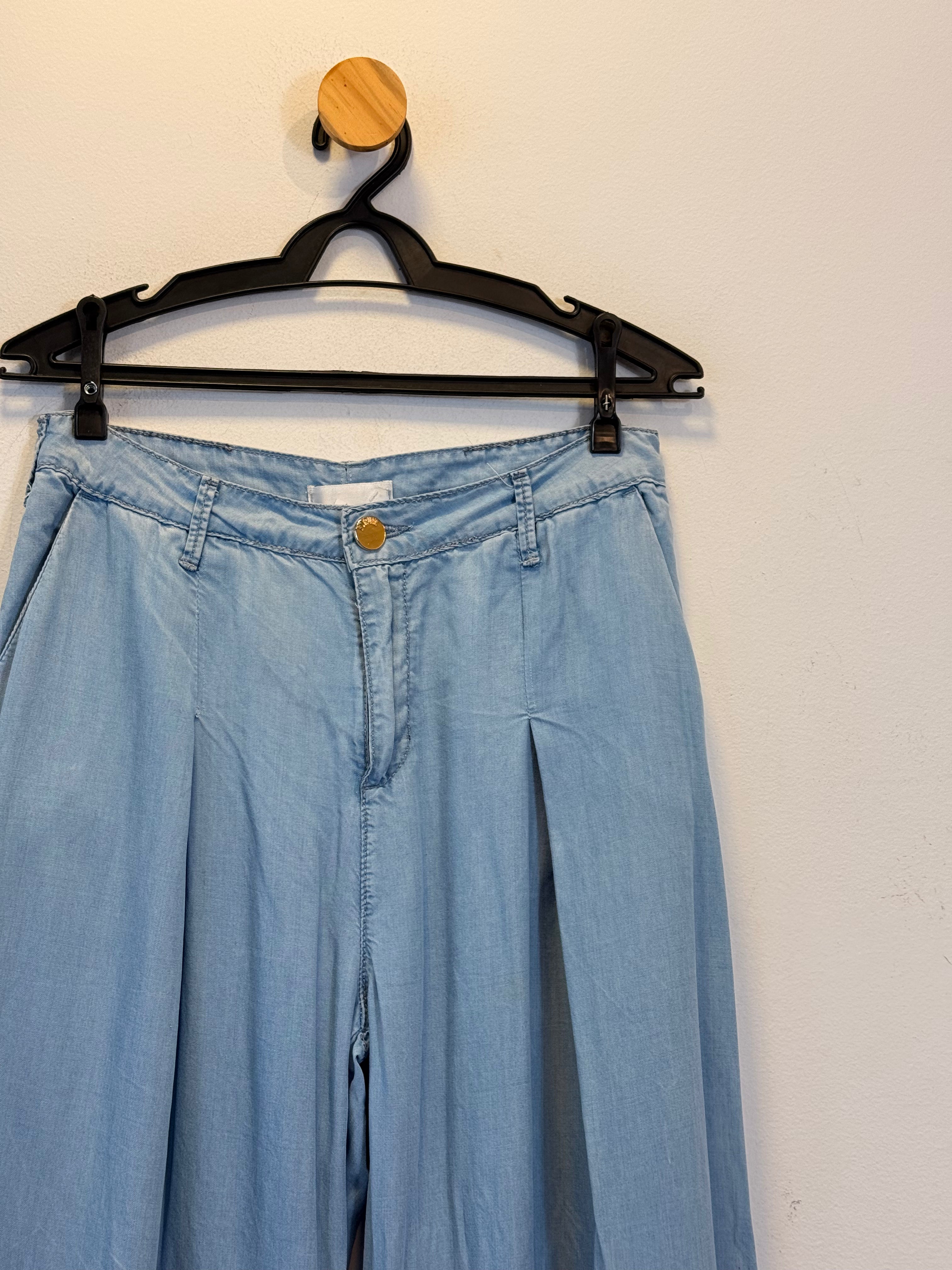 Calça Pantalona Jeans Forum
