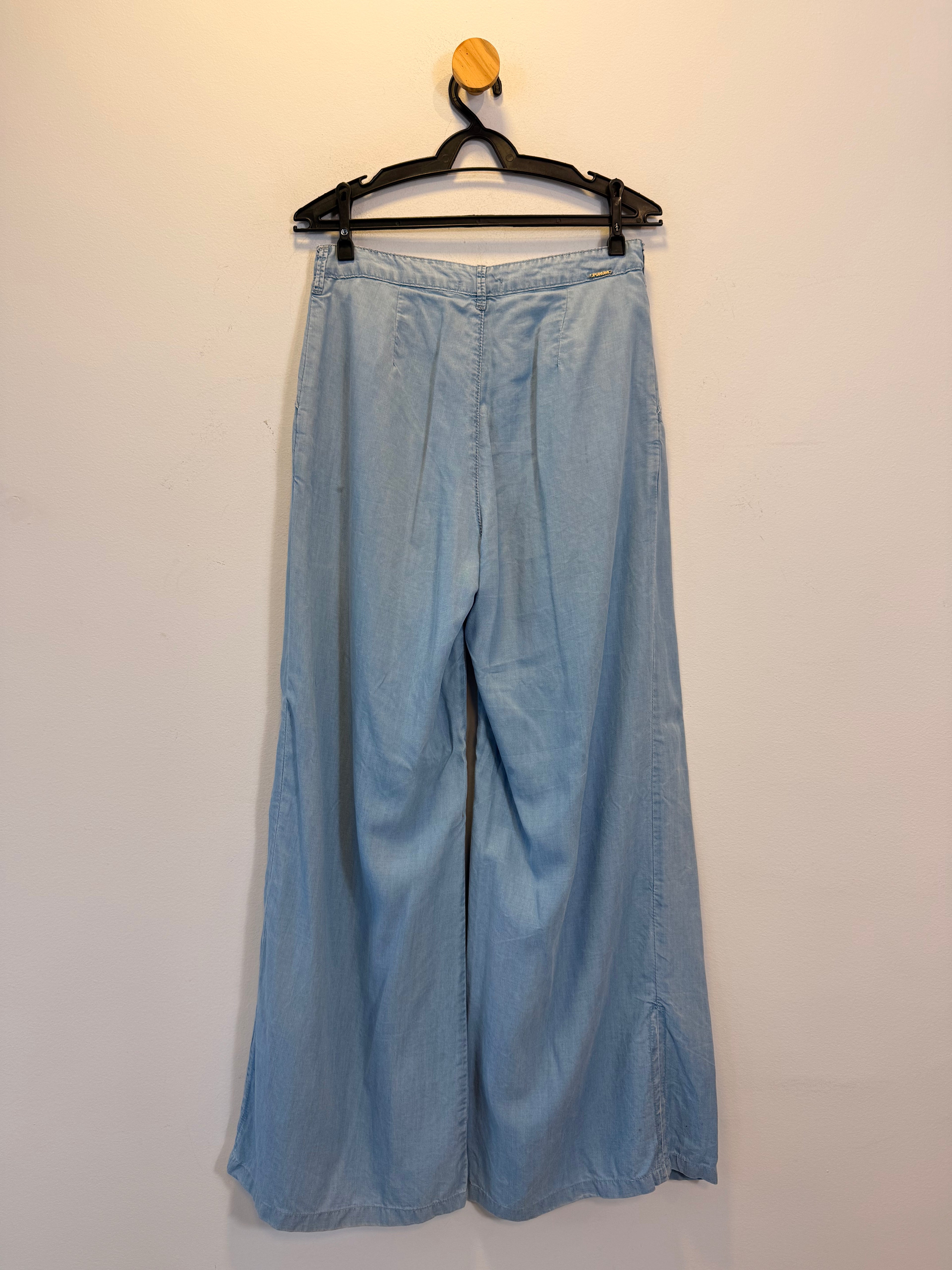 Calça Pantalona Jeans Forum