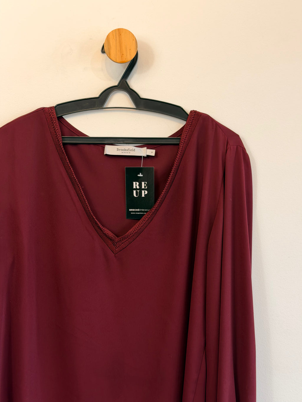 Blusa Bordô Brooksfield