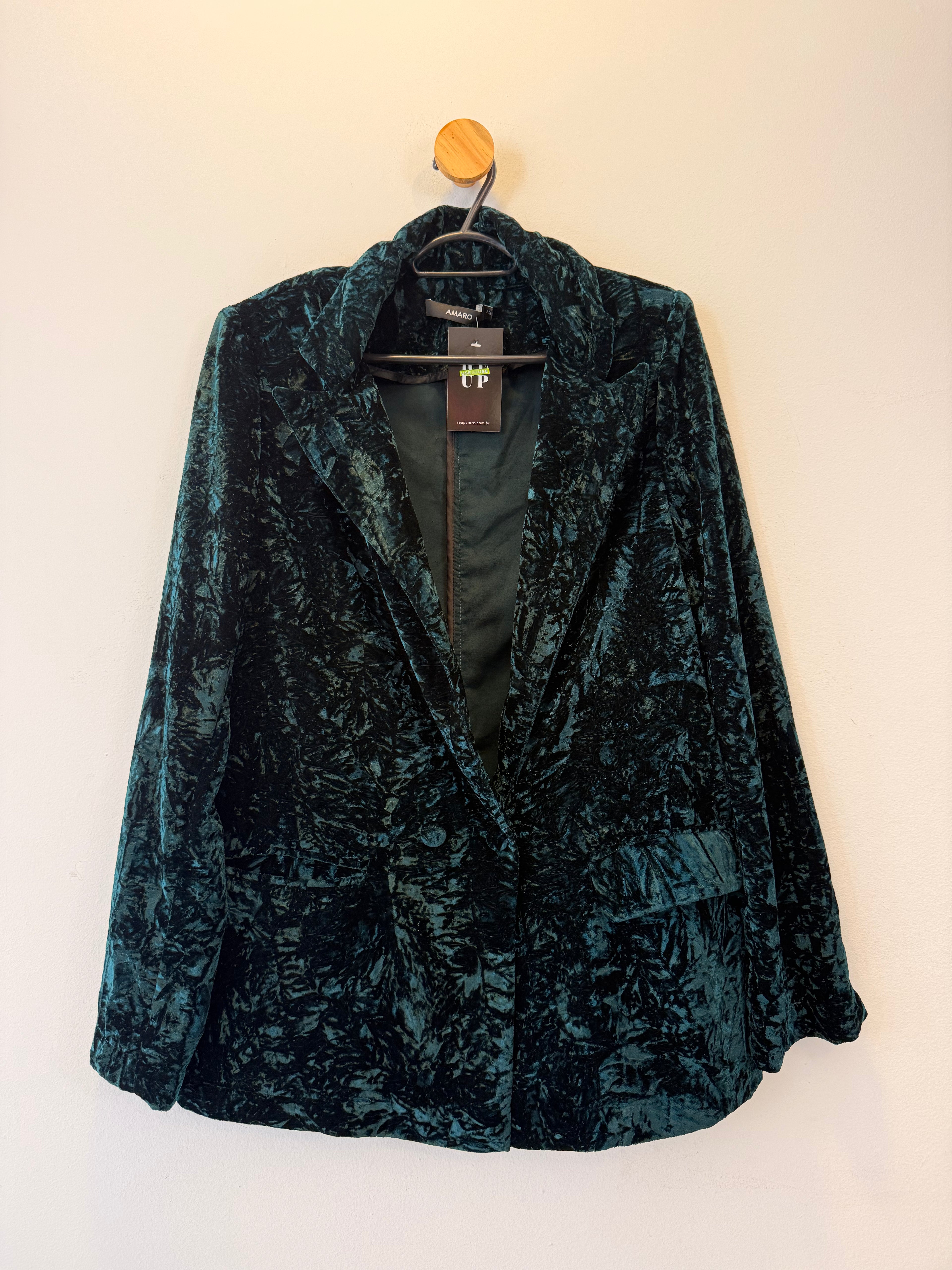 Blazer Veludo Amaro