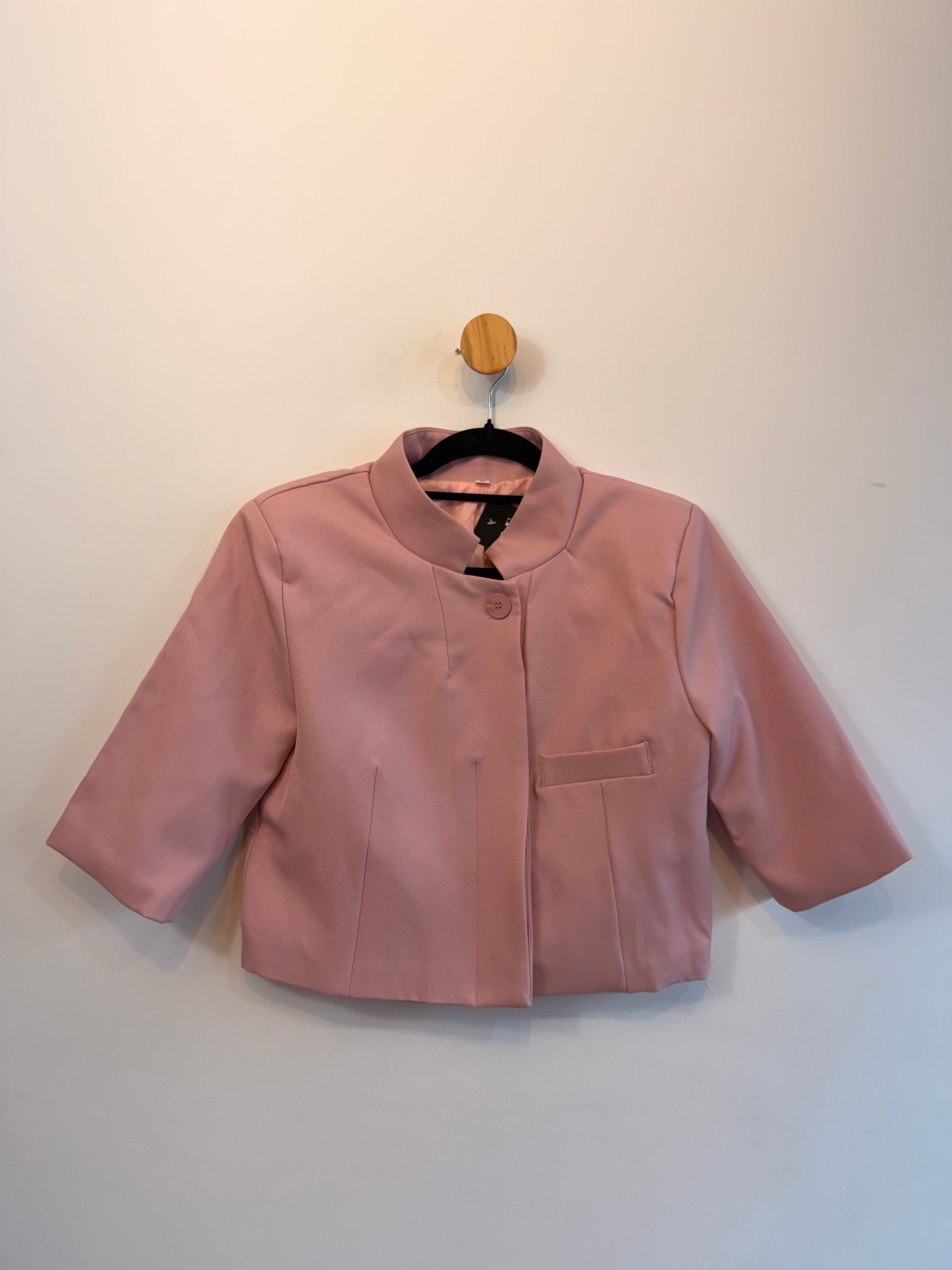 Blusa Estruturada Rosa