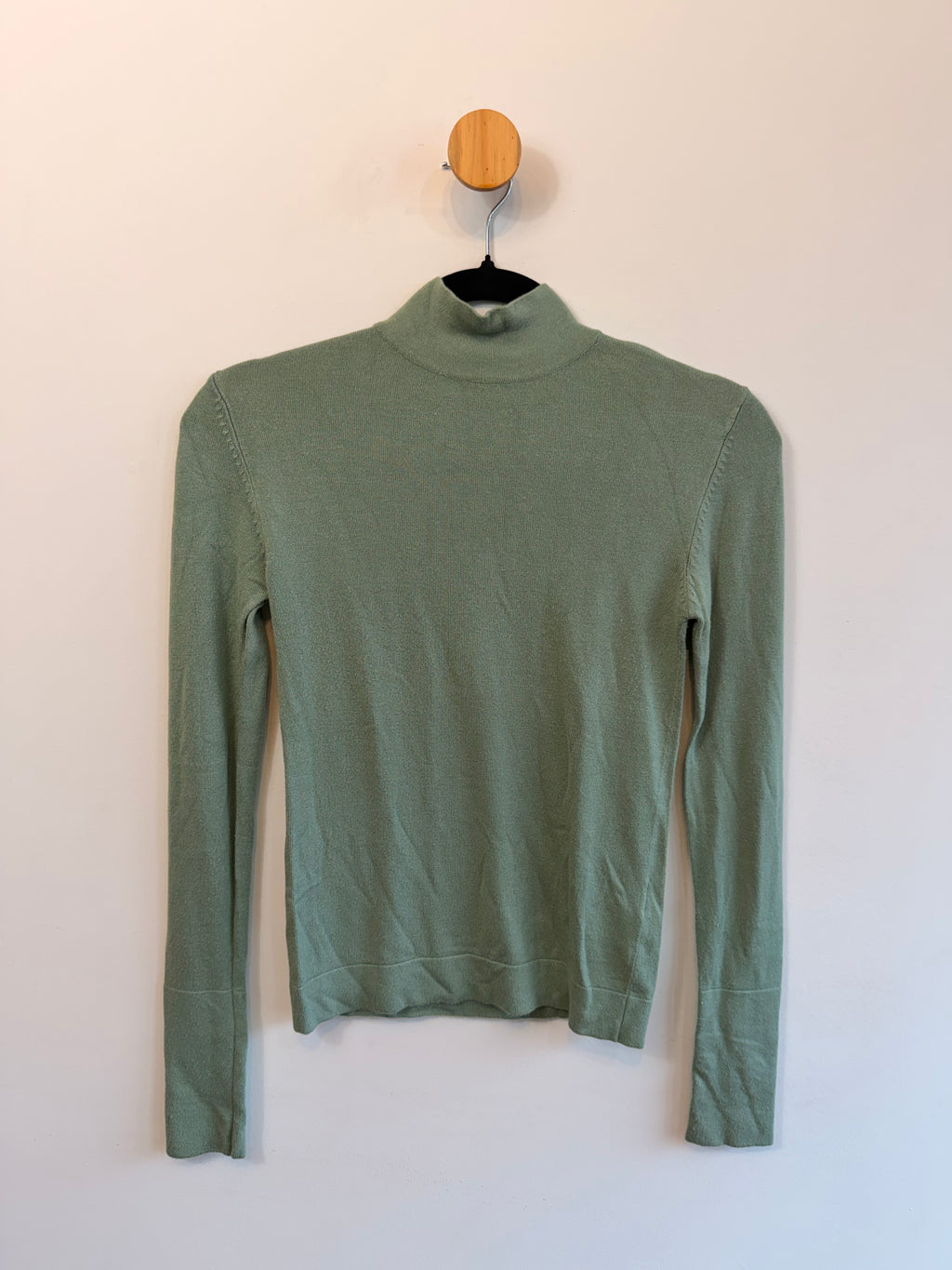 Blusa de Tricot Verde Zara