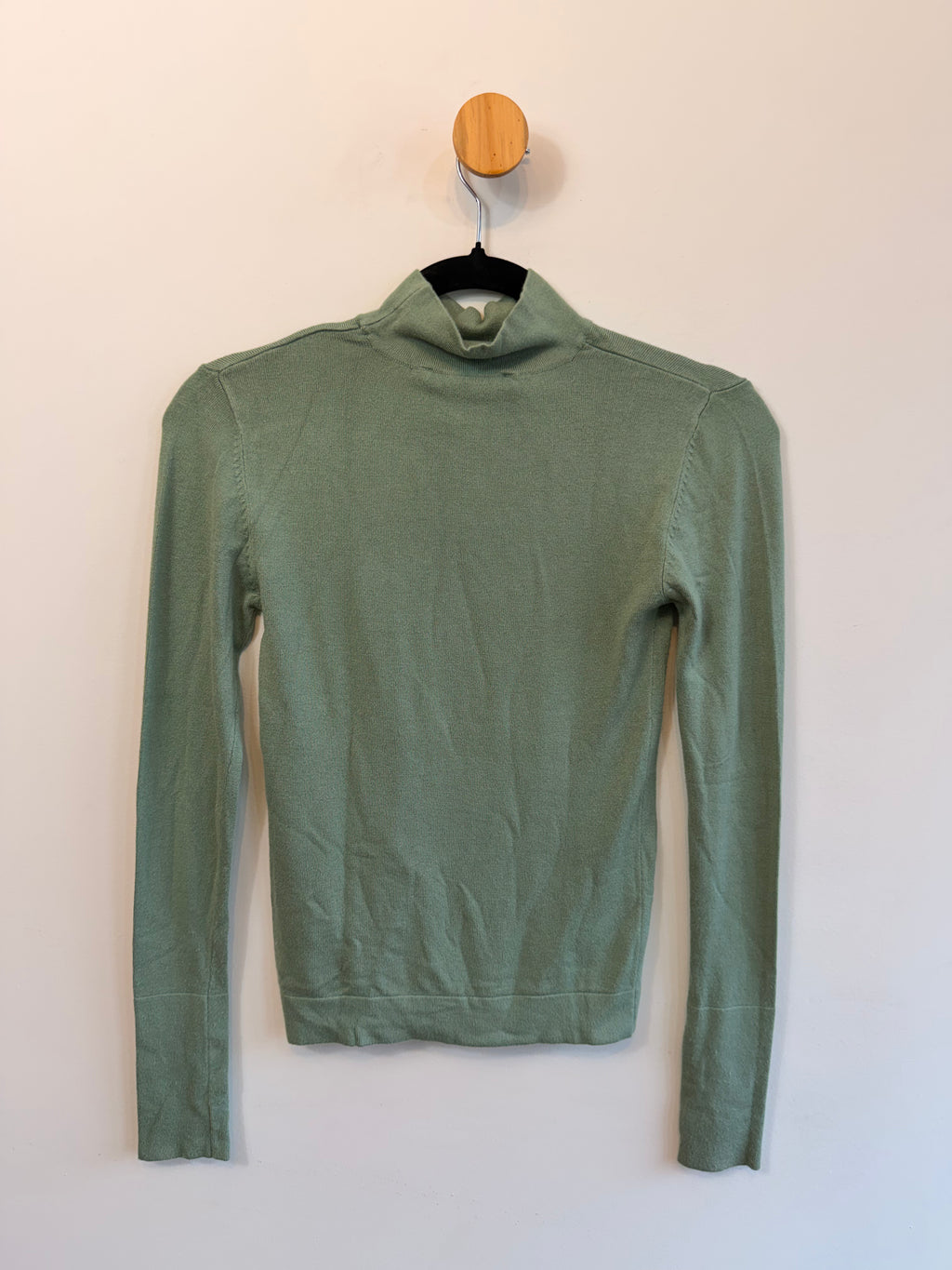 Blusa de Tricot Verde Zara