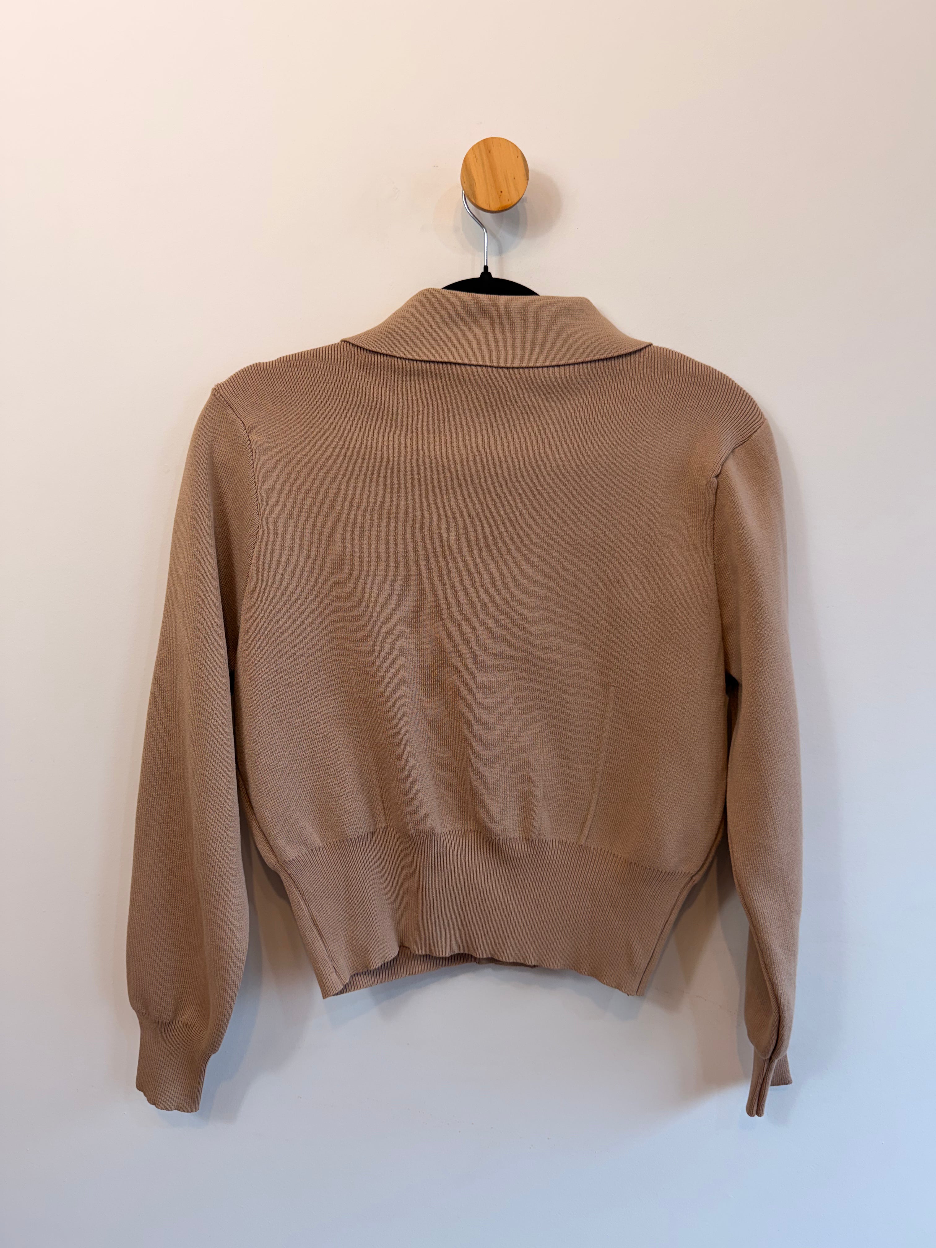 Casaco de Tricot Bege