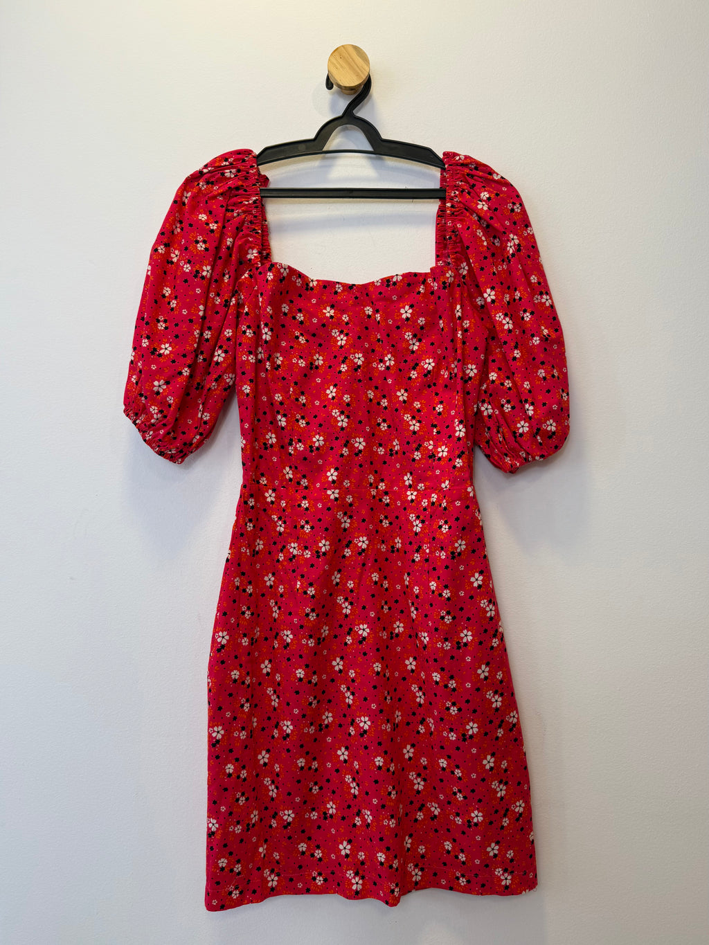 Vestido Vermelho Floral
