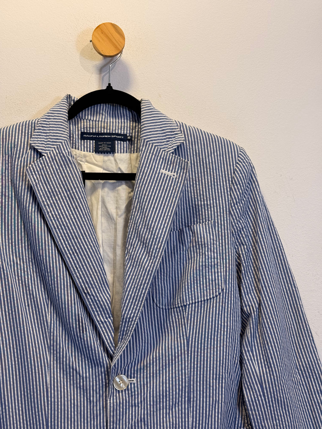 Blazer Listrado Ralph Lauren