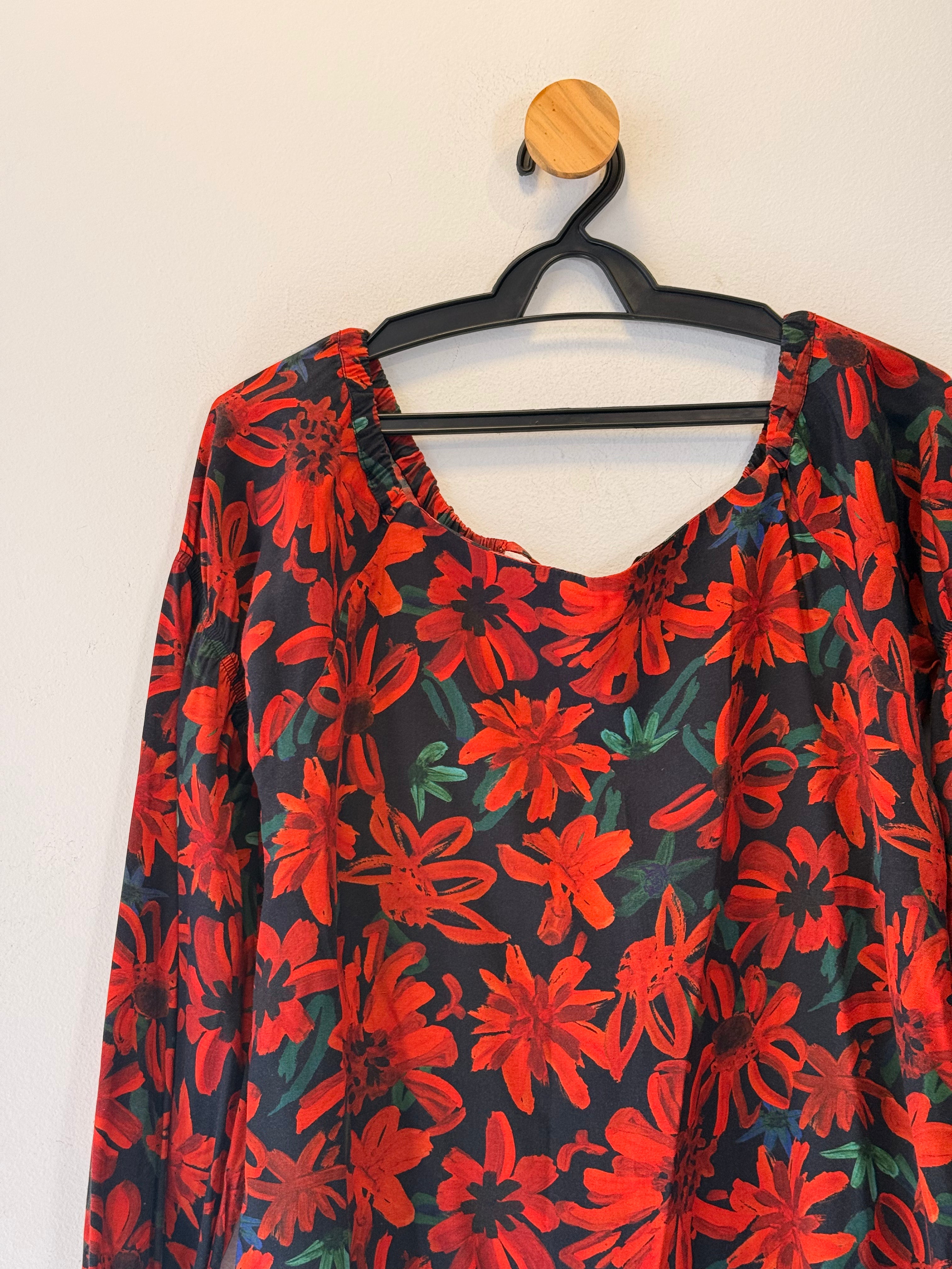 Vestido Estampa Floral Animale