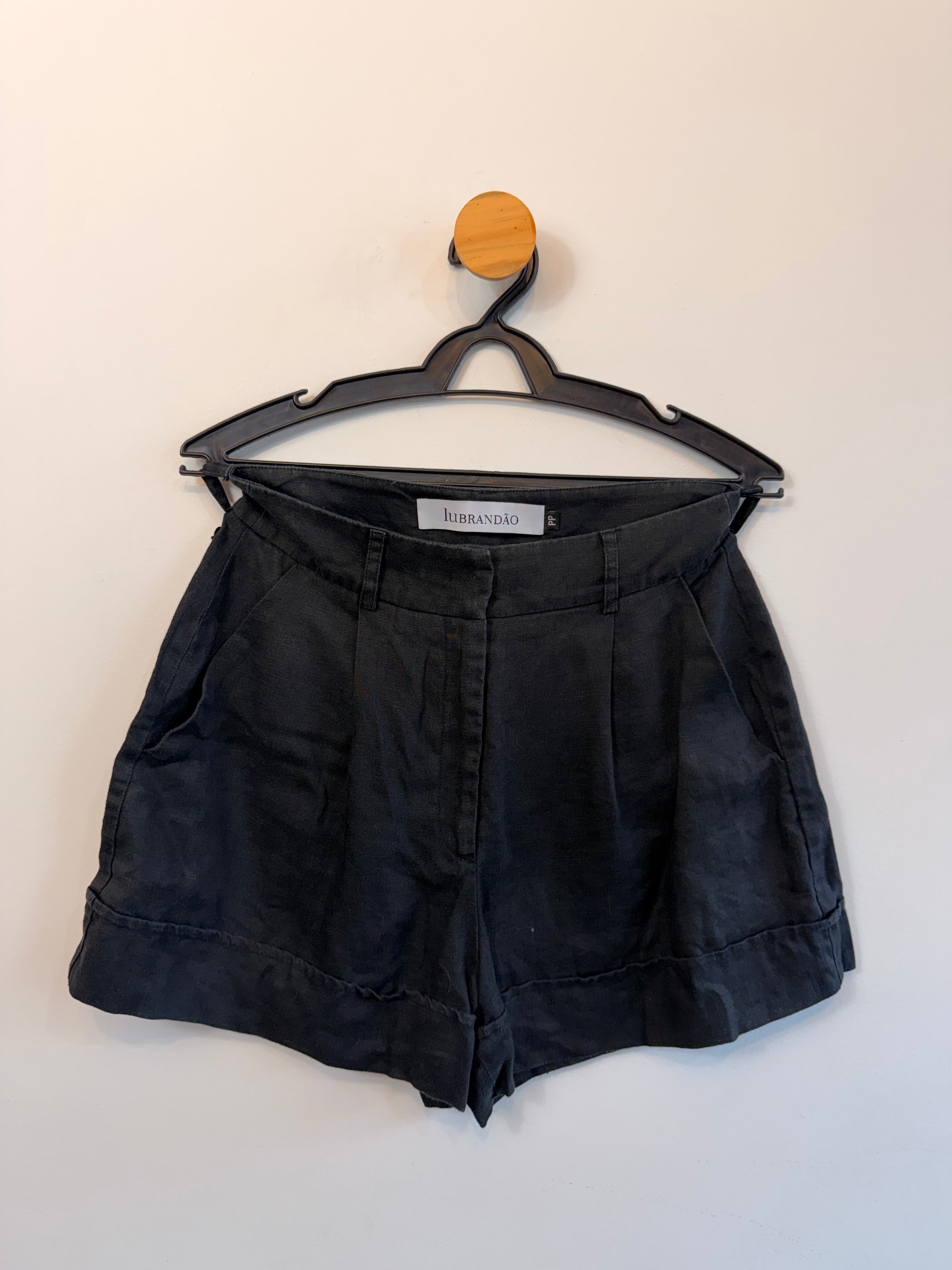 Conjunto Preto 100% Linho Lu Brandrão