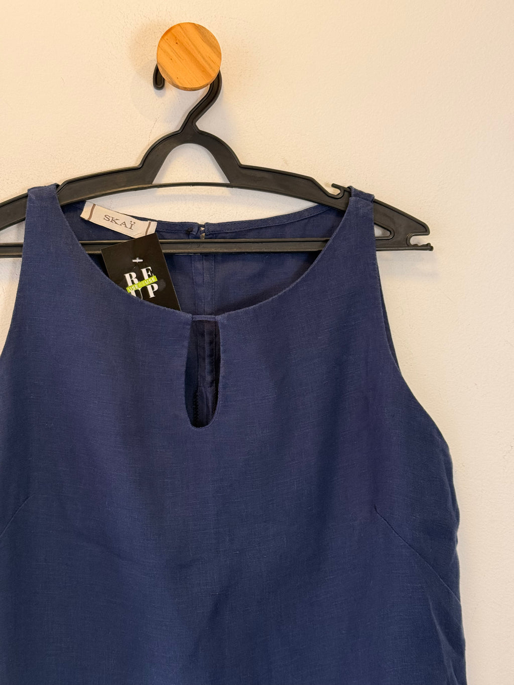 Blusa Linho Marinho Skazi