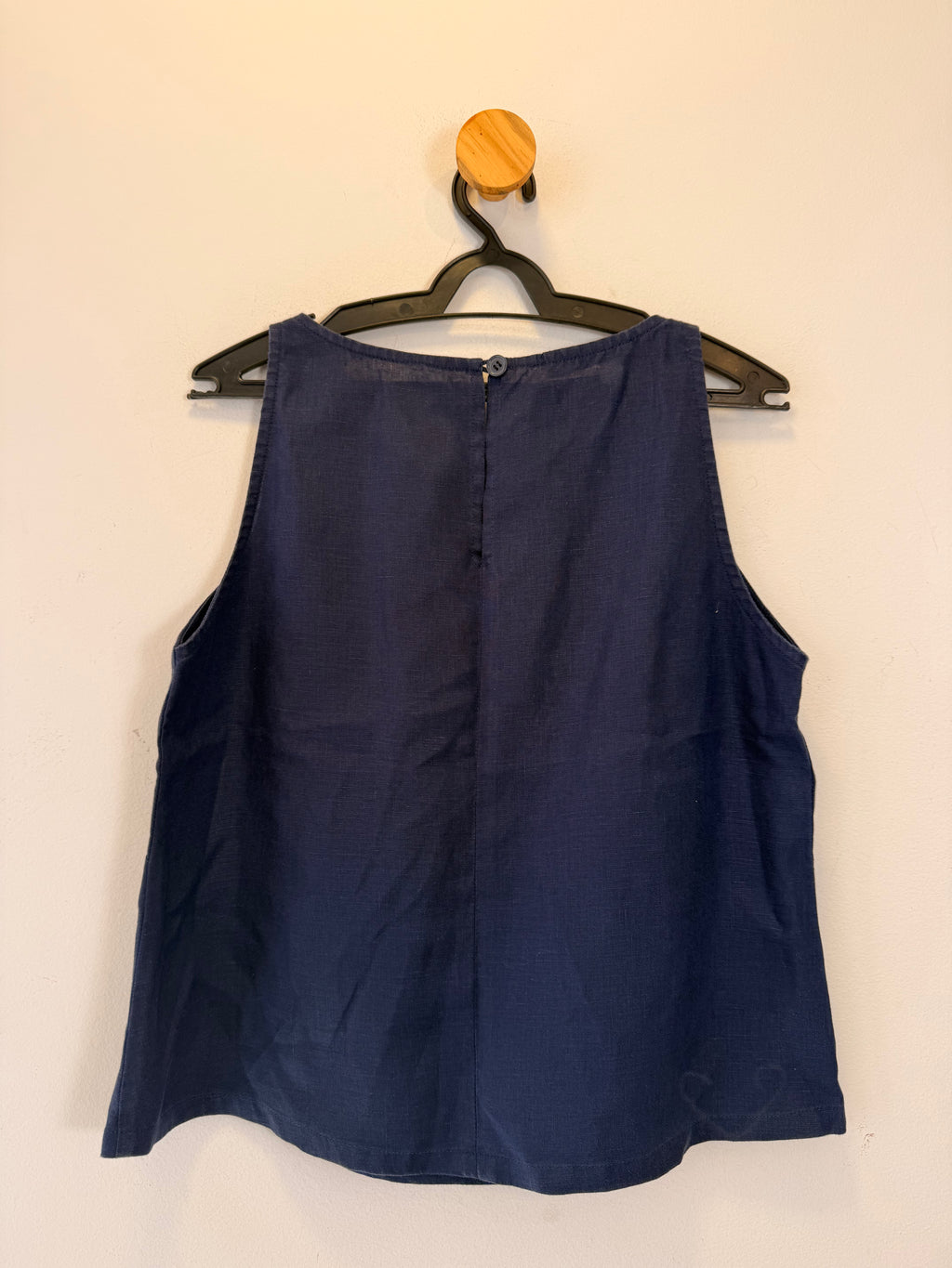 Blusa Linho Marinho Skazi