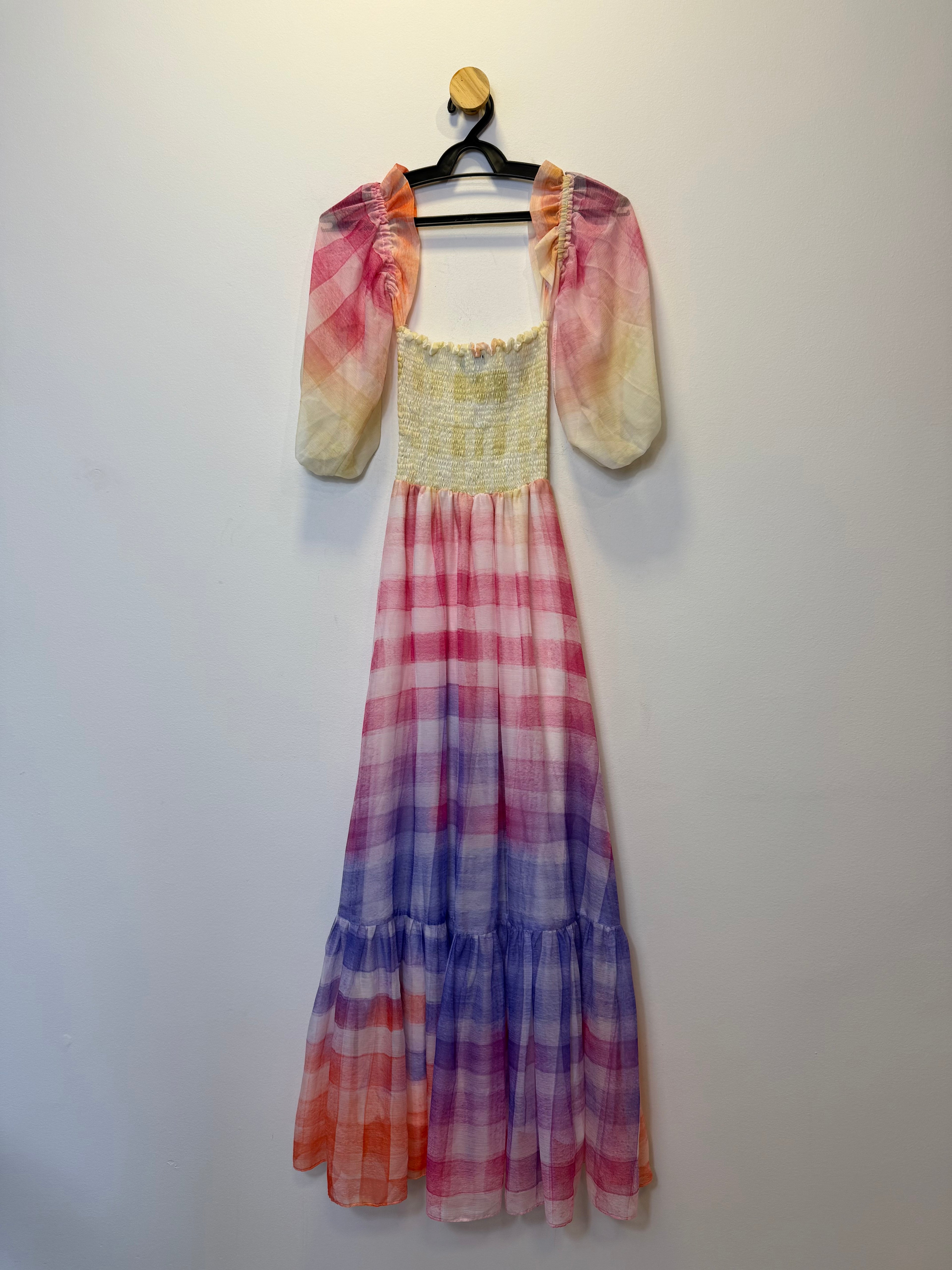 Vestido Xadrez Colorido