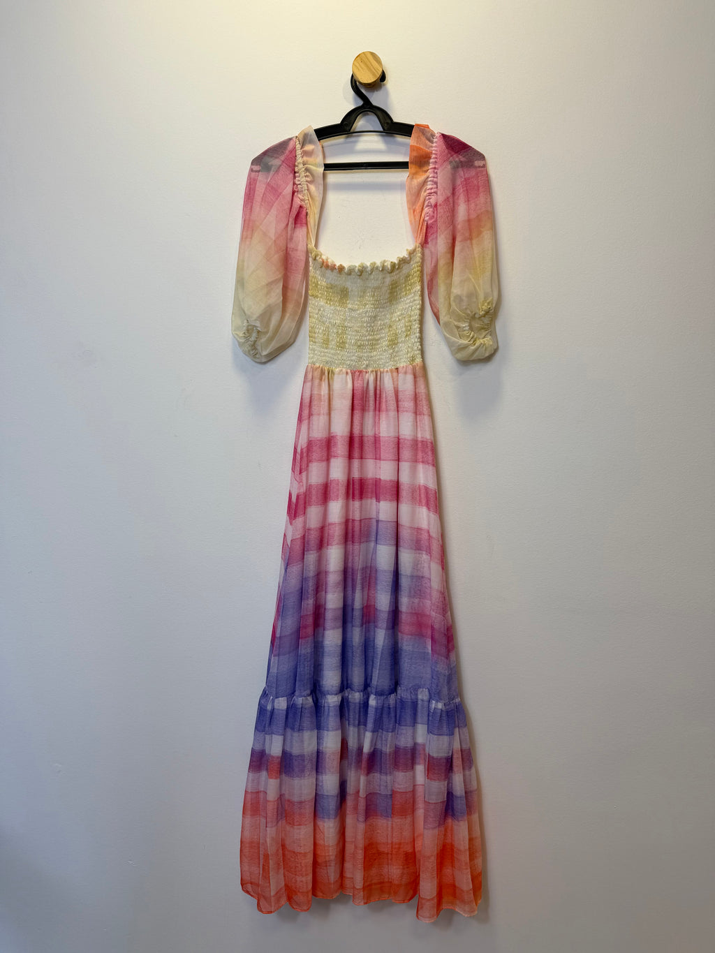 Vestido Xadrez Colorido