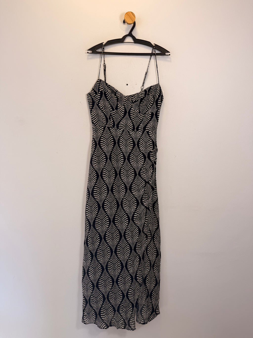 Vestido Preto Estampado Shoulder