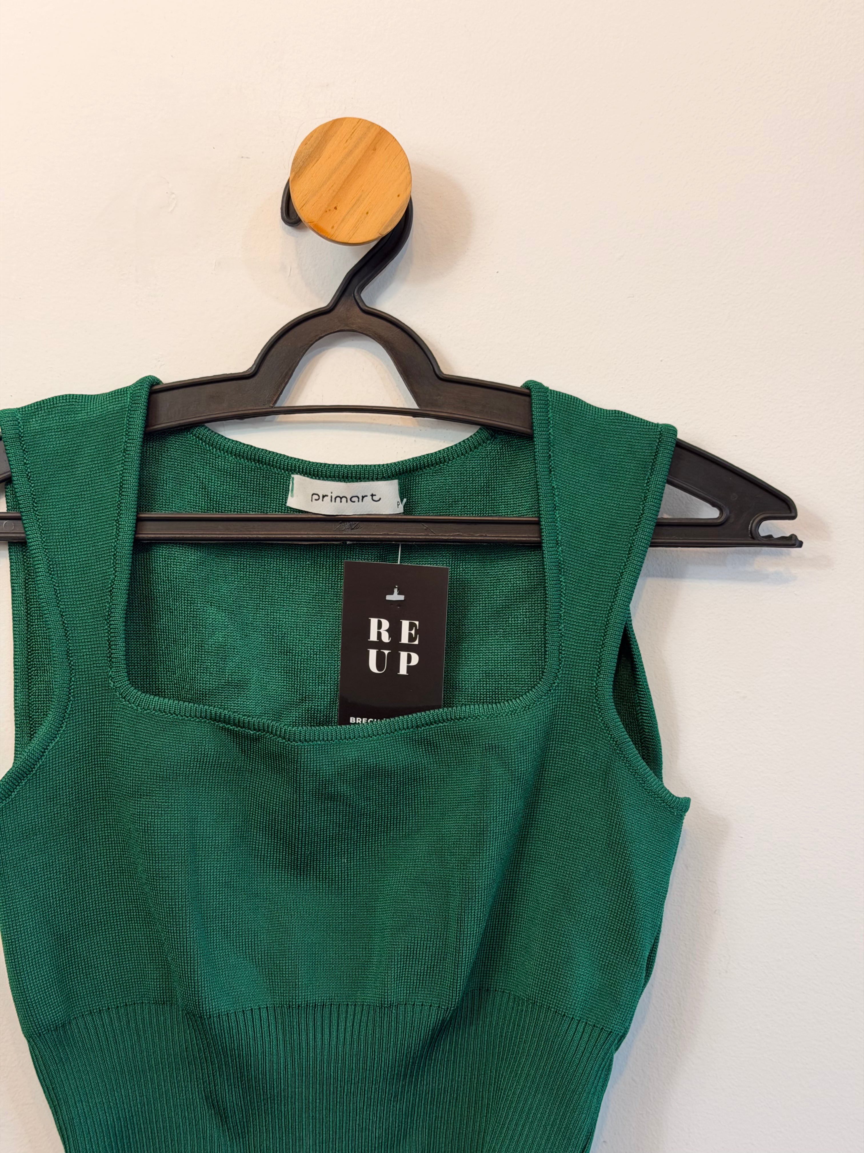 Cropped em Malha Verde Primart
