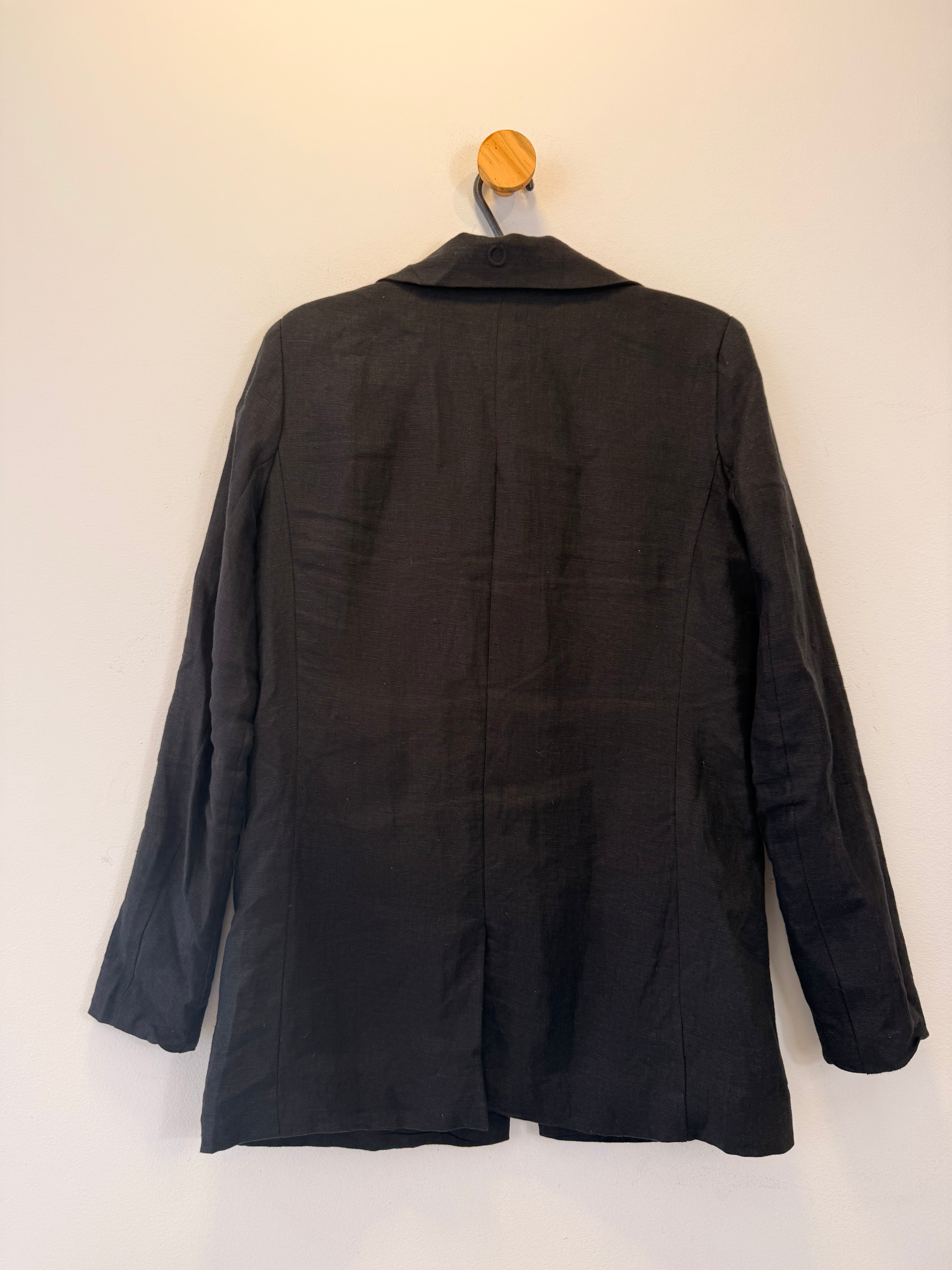 Blazer Preto em Linho