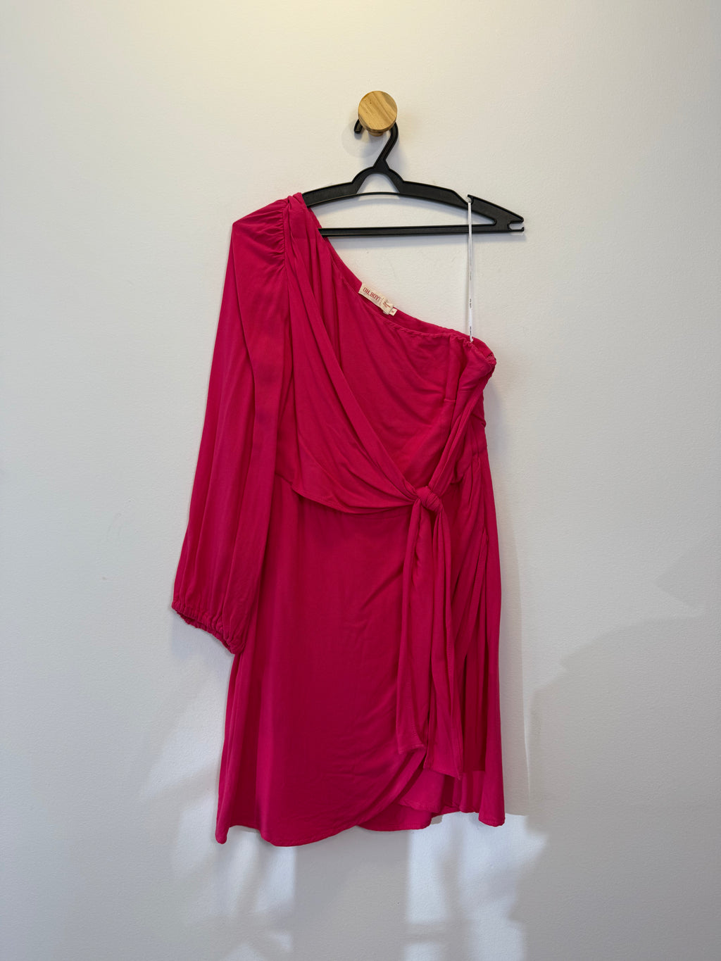 Vestido Manga Única Fucsia